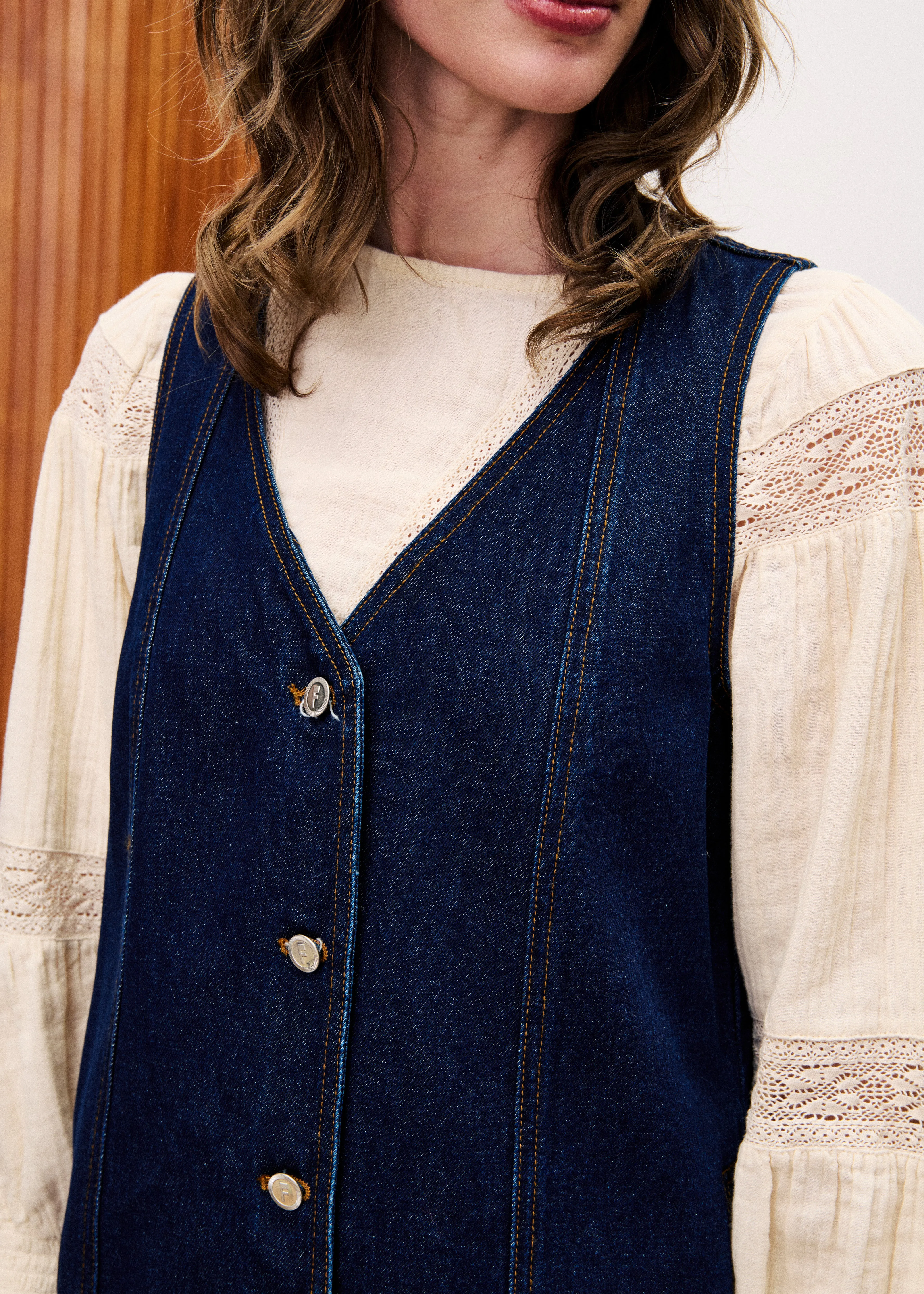 Robe NALA Bleu nuit sold by FRNCH product image thumbnail 4