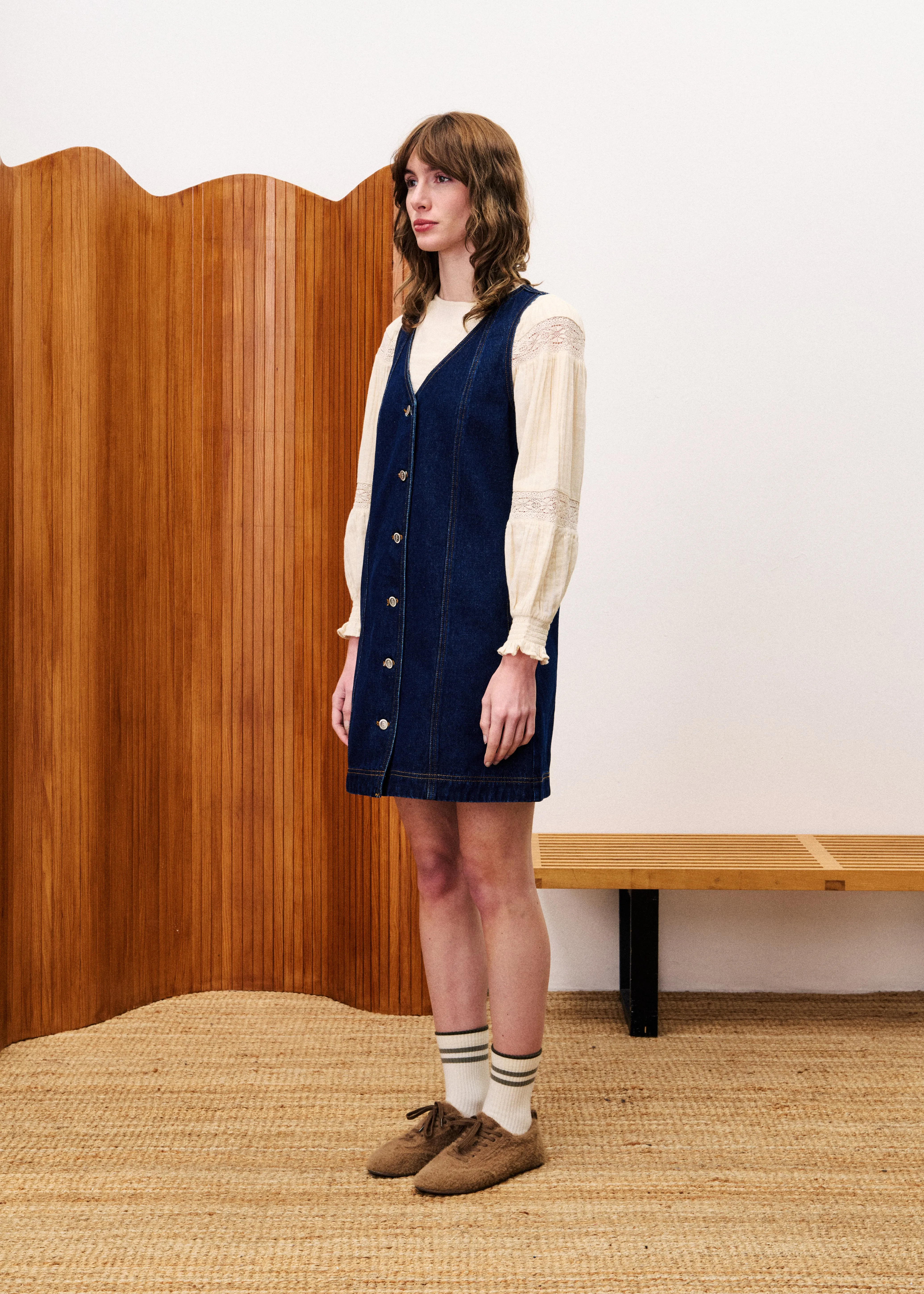 Robe NALA Bleu nuit sold by FRNCH product image thumbnail 2