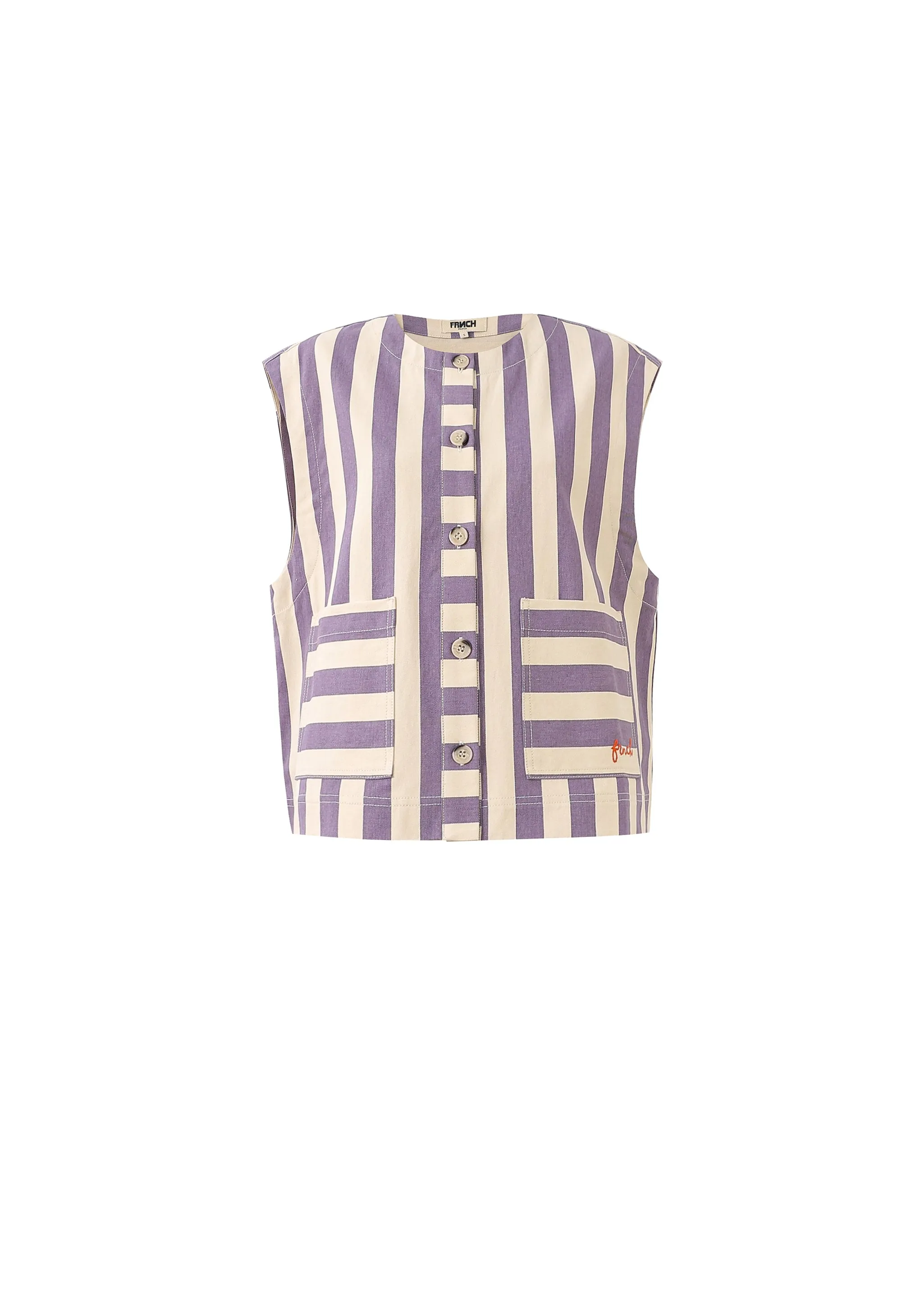 Gilet SAGAN Lilas sold by FRNCH product image thumbnail 5