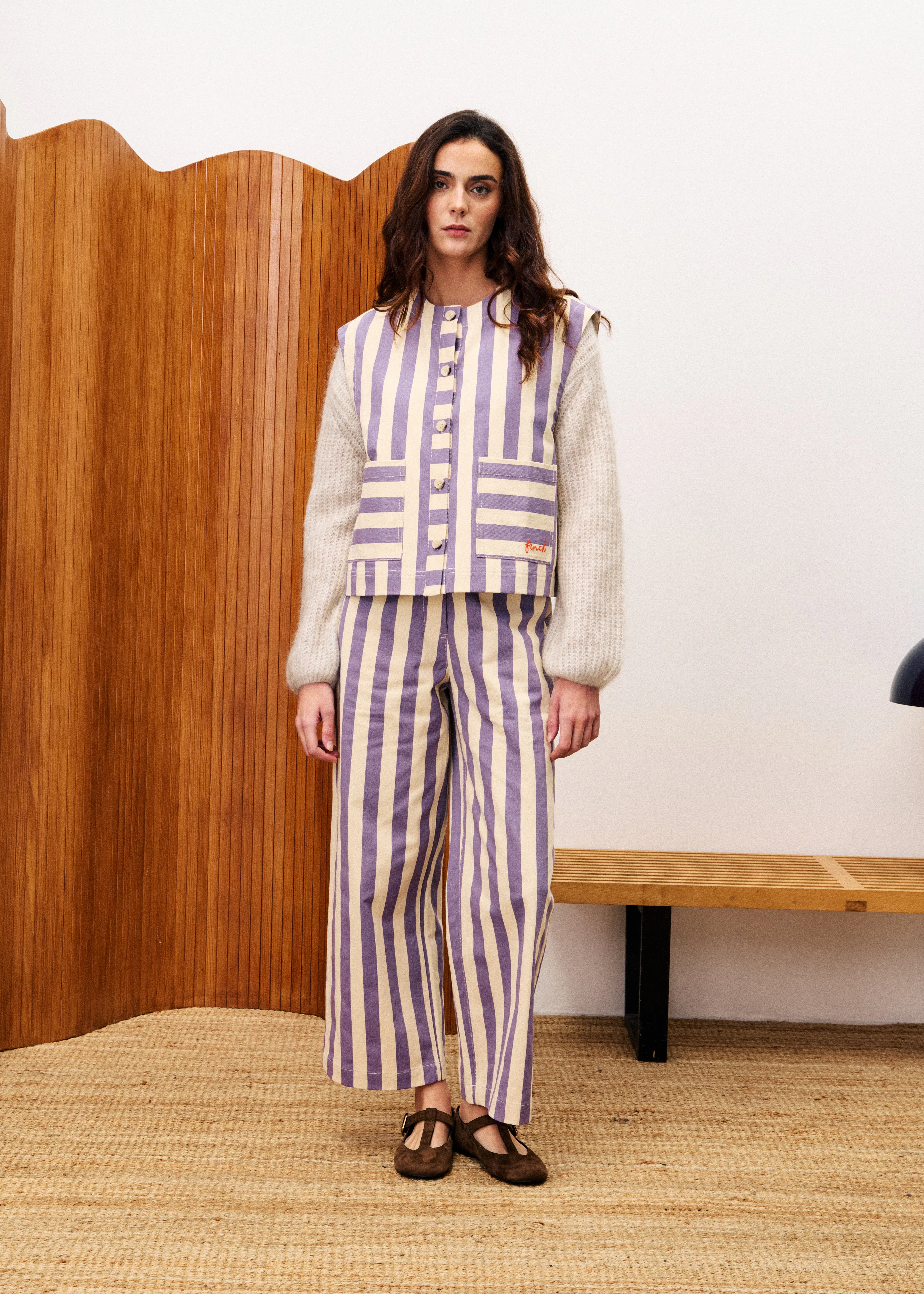 Gilet SAGAN Lilas sold by FRNCH