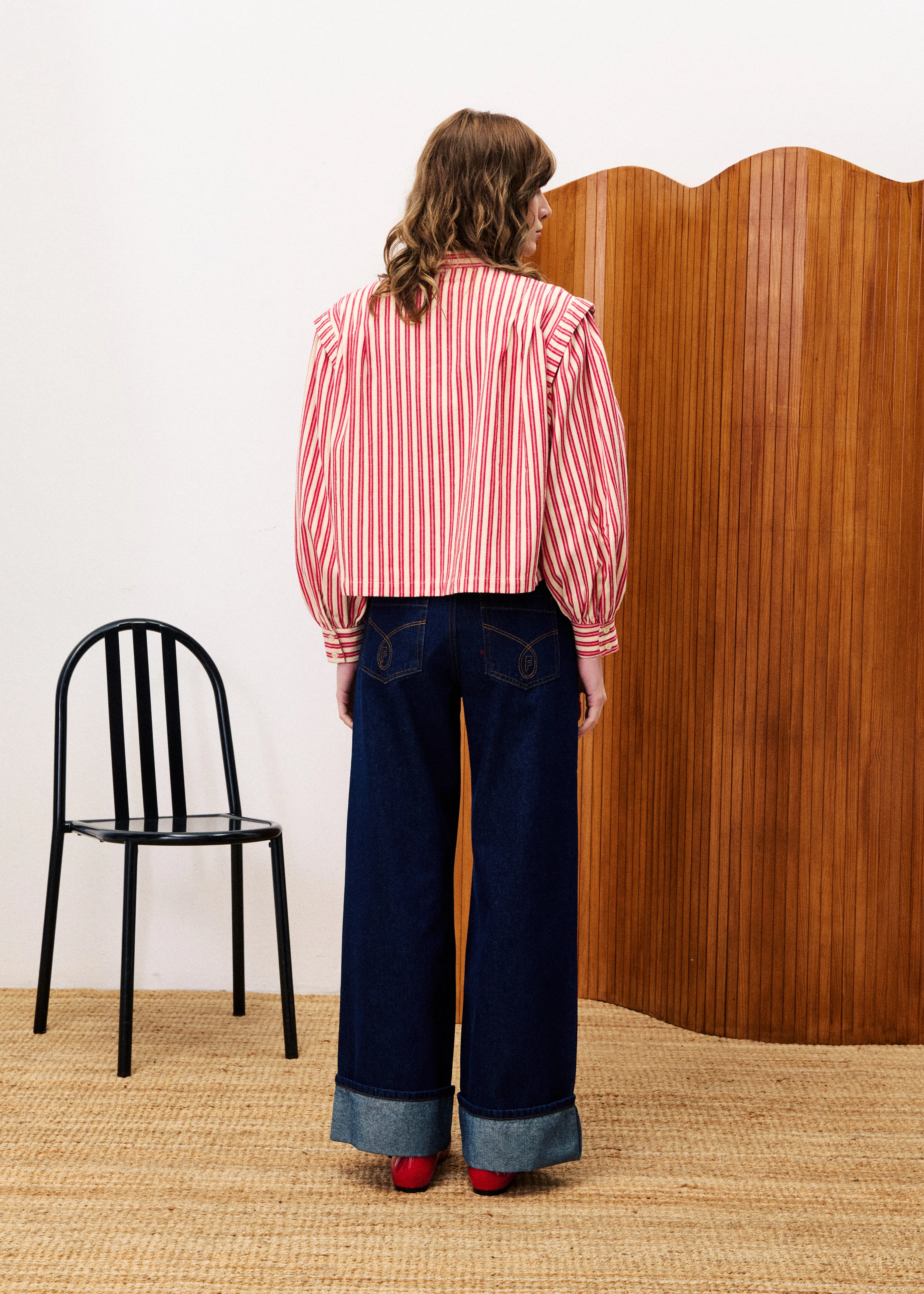 Blouse CHOUPETTE Rouge sold by FRNCH product image thumbnail 3