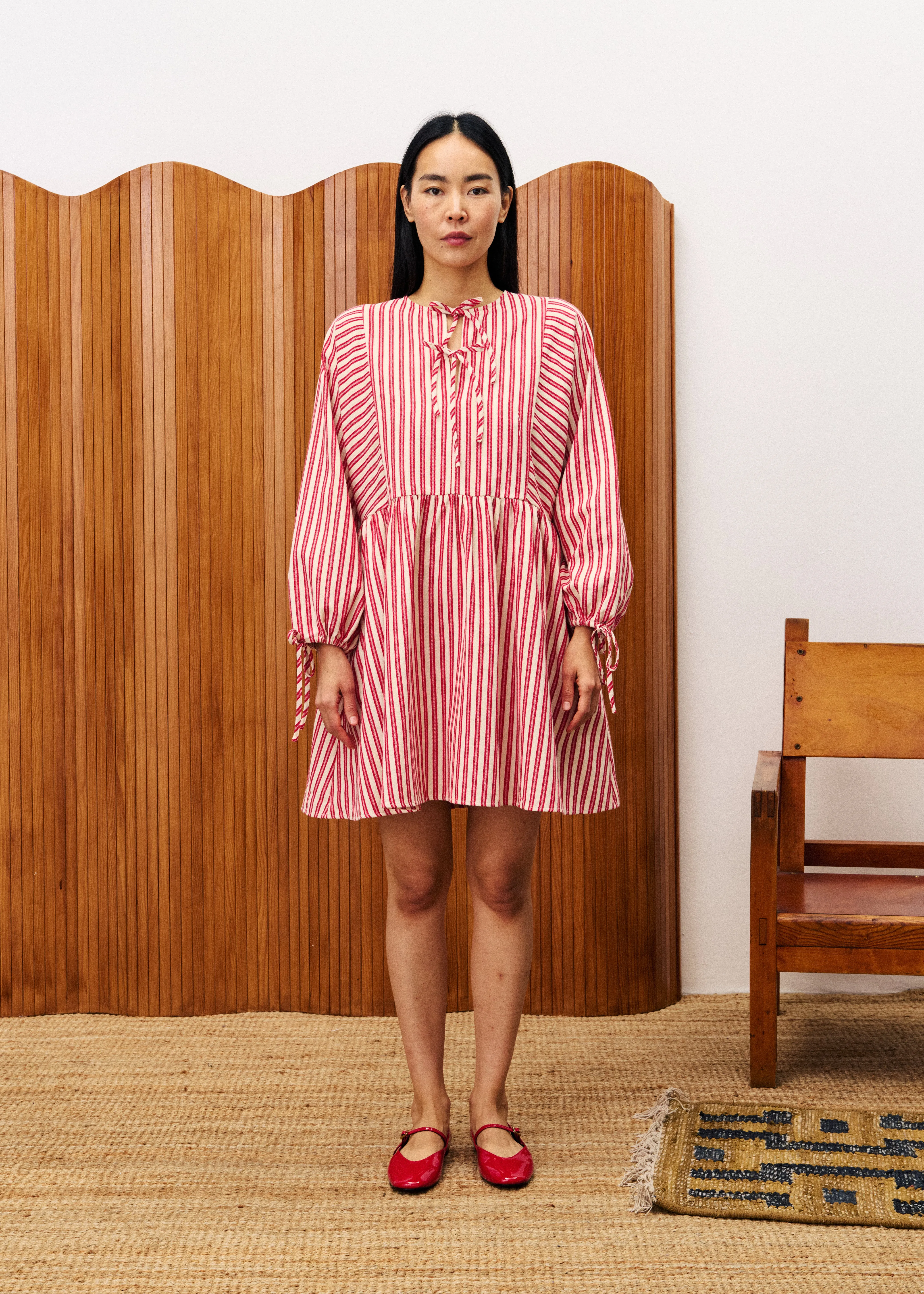 Robe HUXLEY Rouge sold by FRNCH