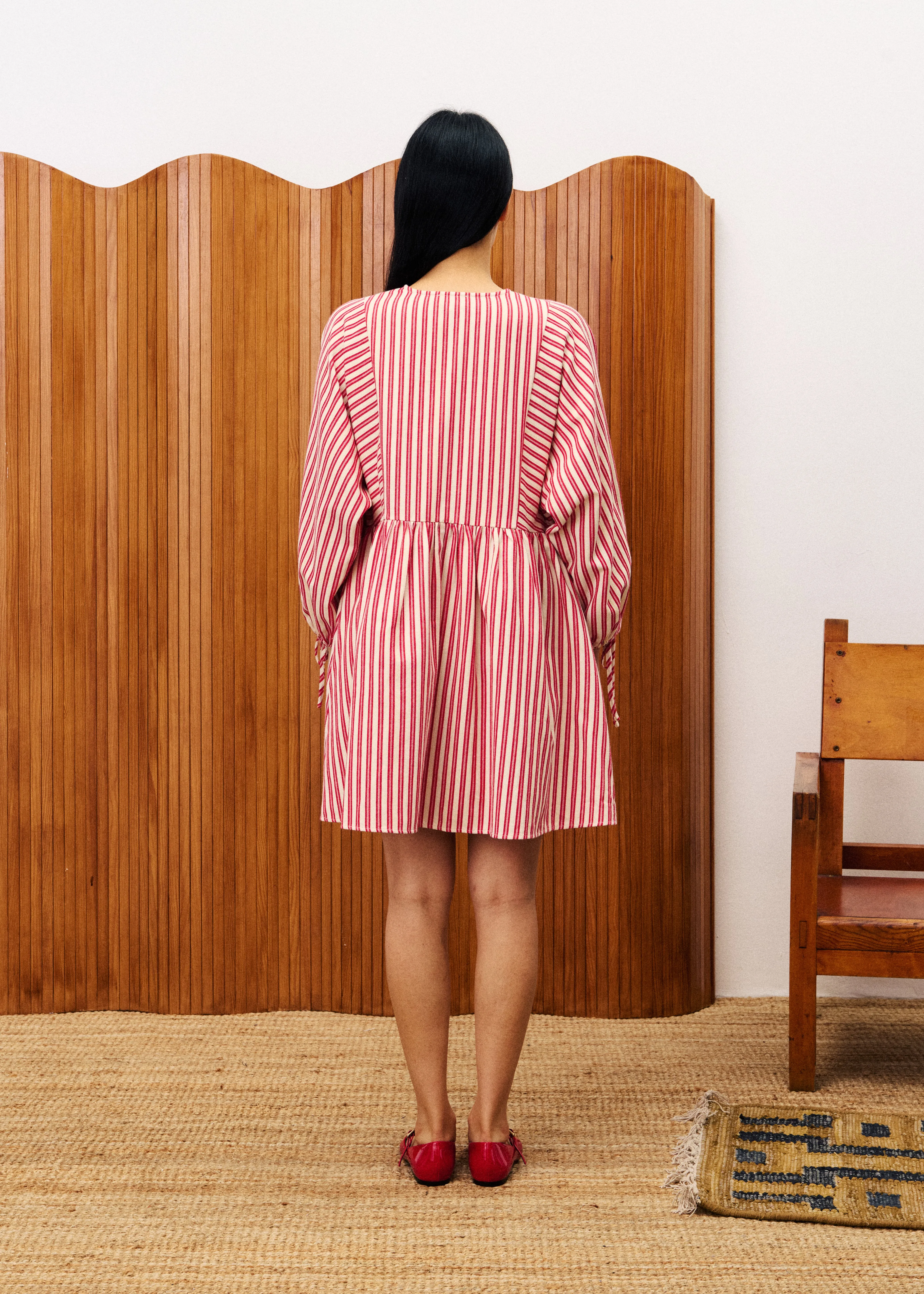 Robe HUXLEY Rouge sold by FRNCH product image thumbnail 3