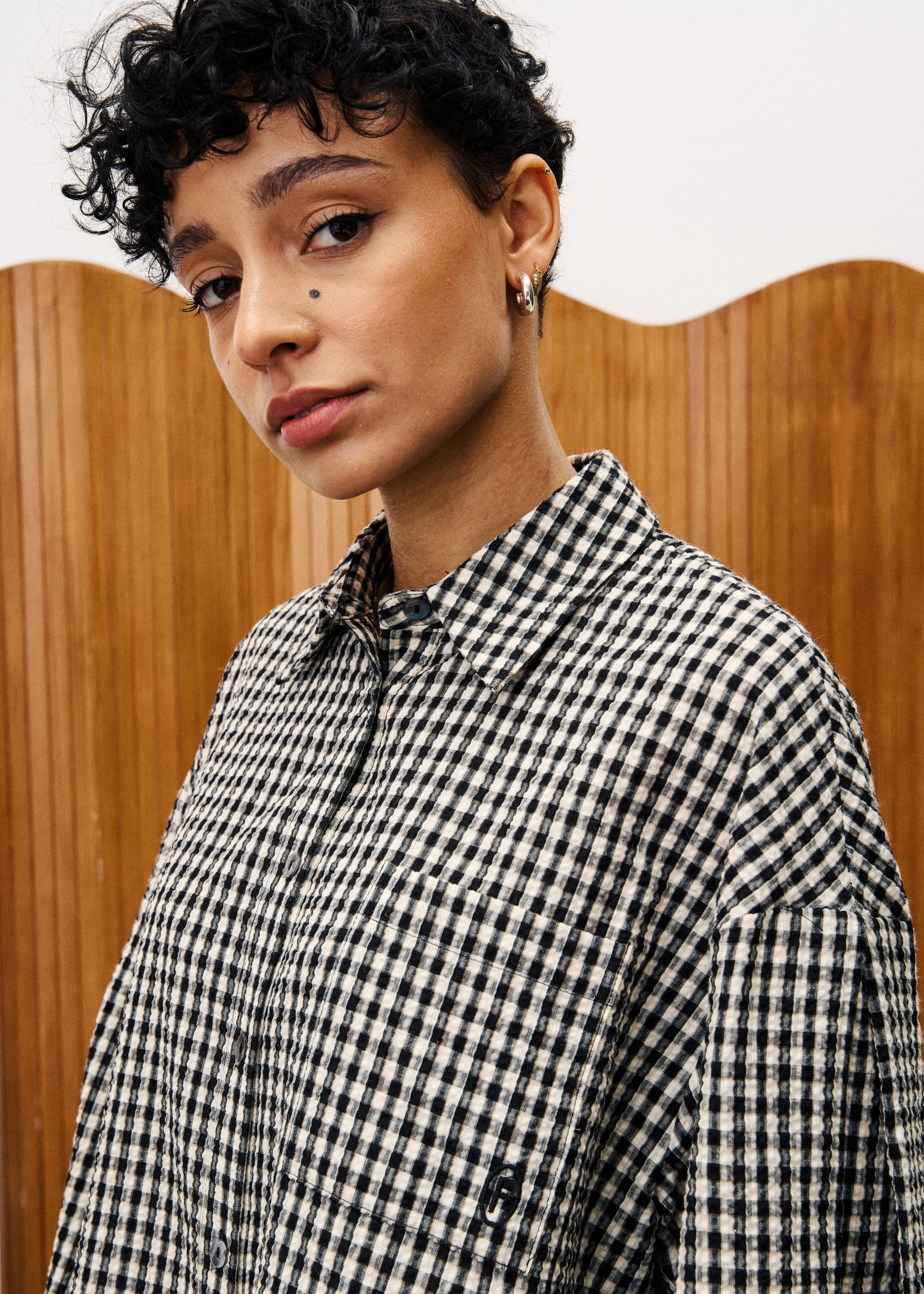 Chemise RAVEN Noir sold by FRNCH product image thumbnail 4