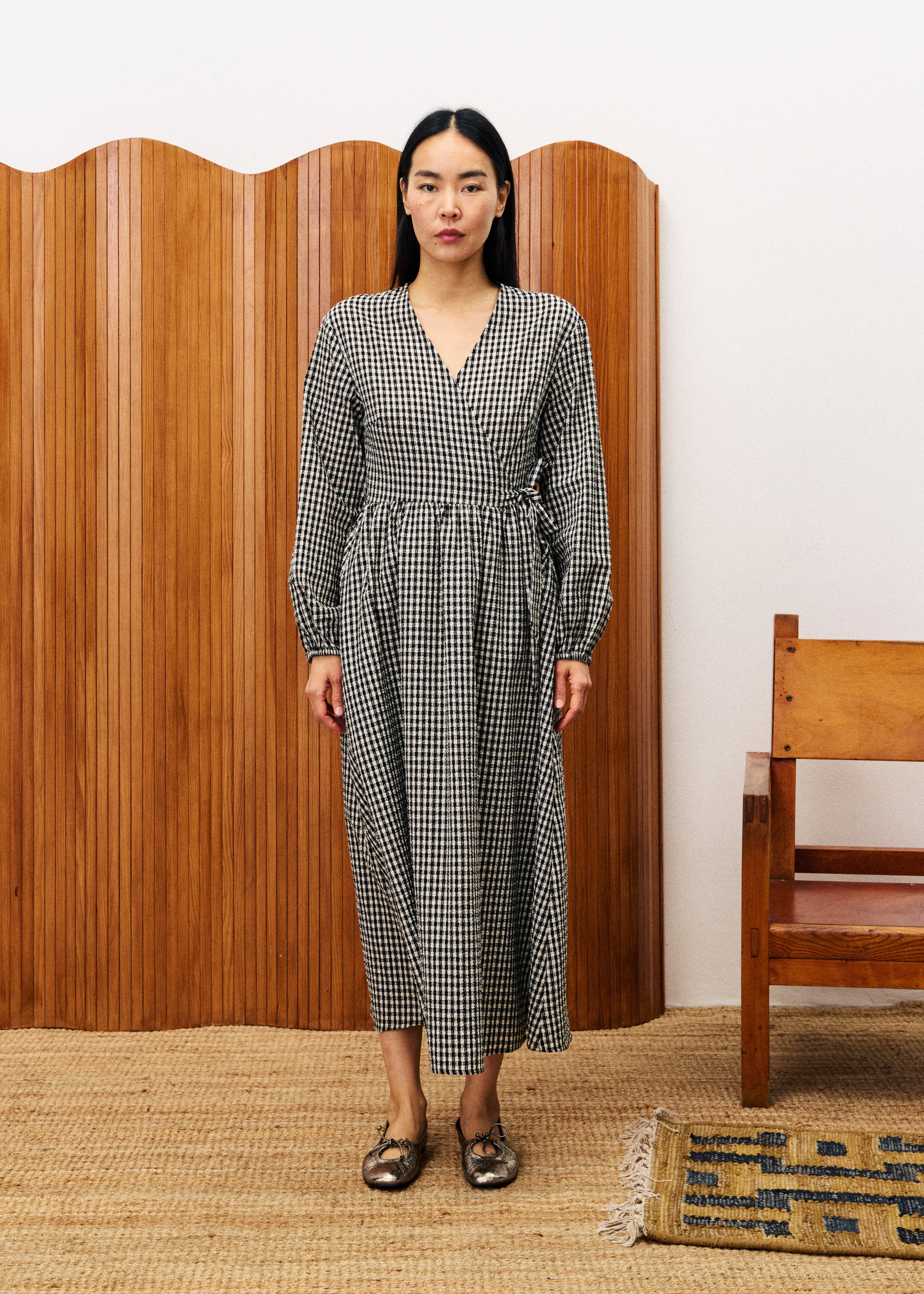 Robe ANEMONE Noir sold by FRNCH