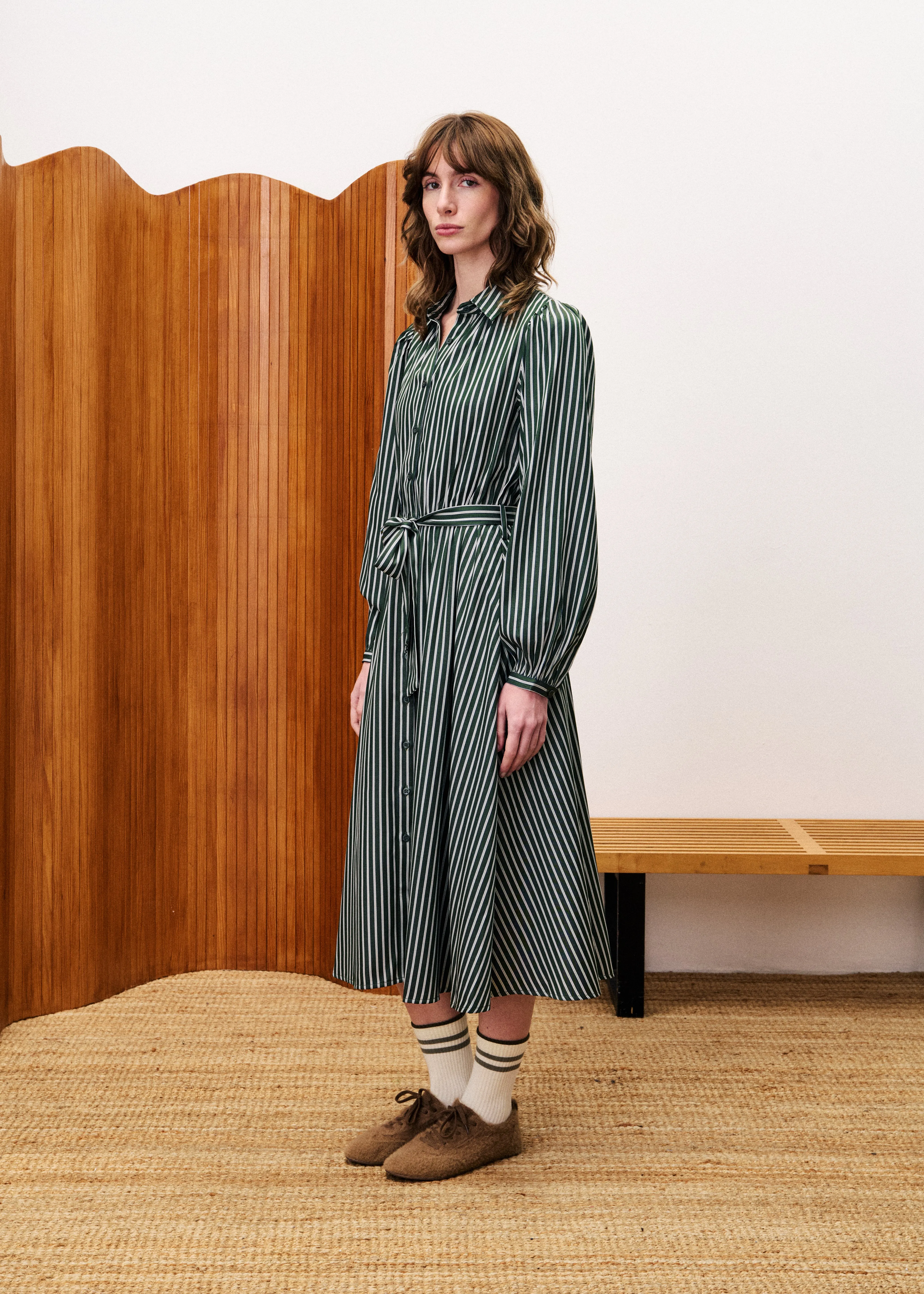 Robe MENTHE Vert mousse sold by FRNCH product image thumbnail 2