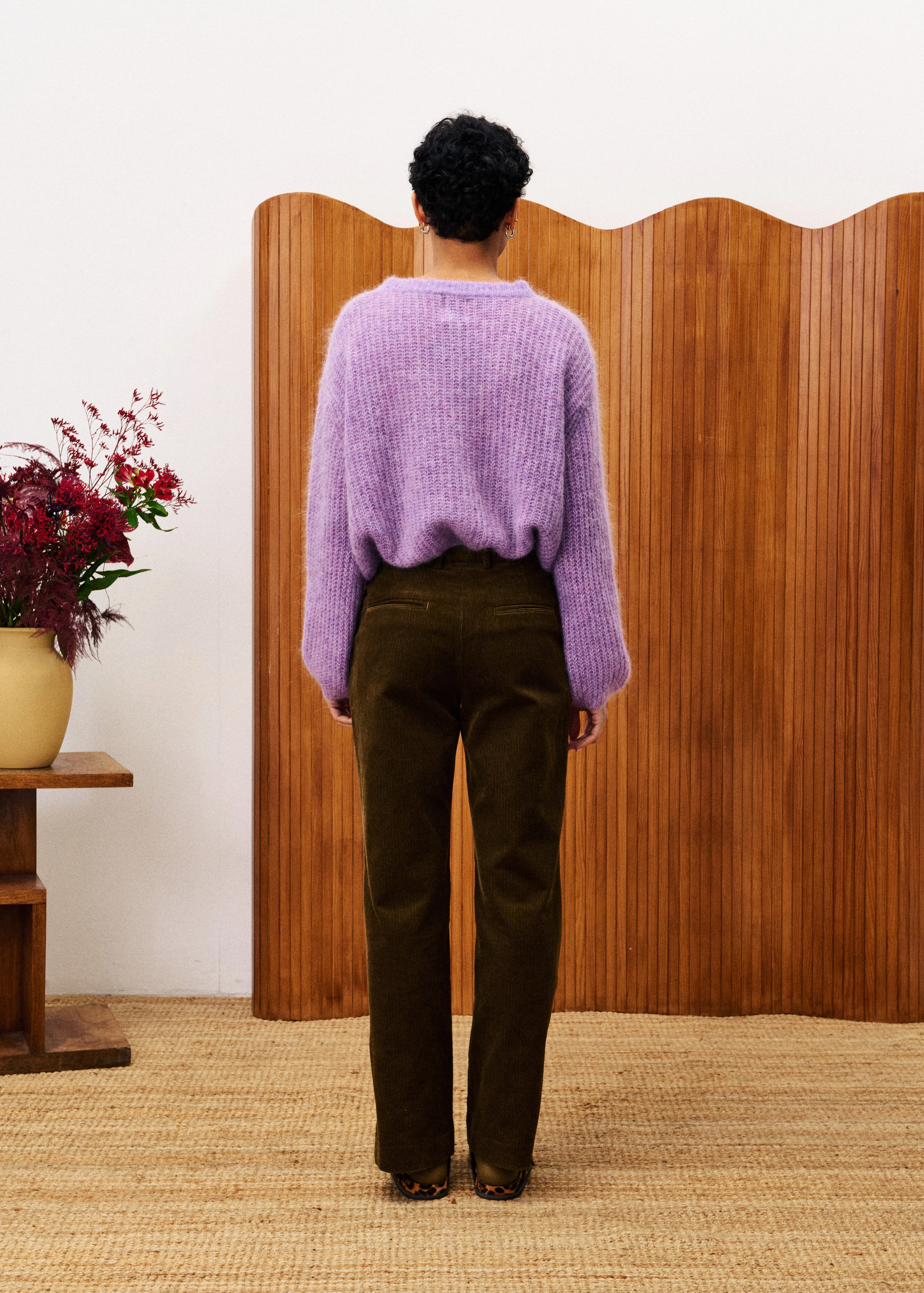 MIANO Purple Cardigan sold by FRNCH product image thumbnail 3