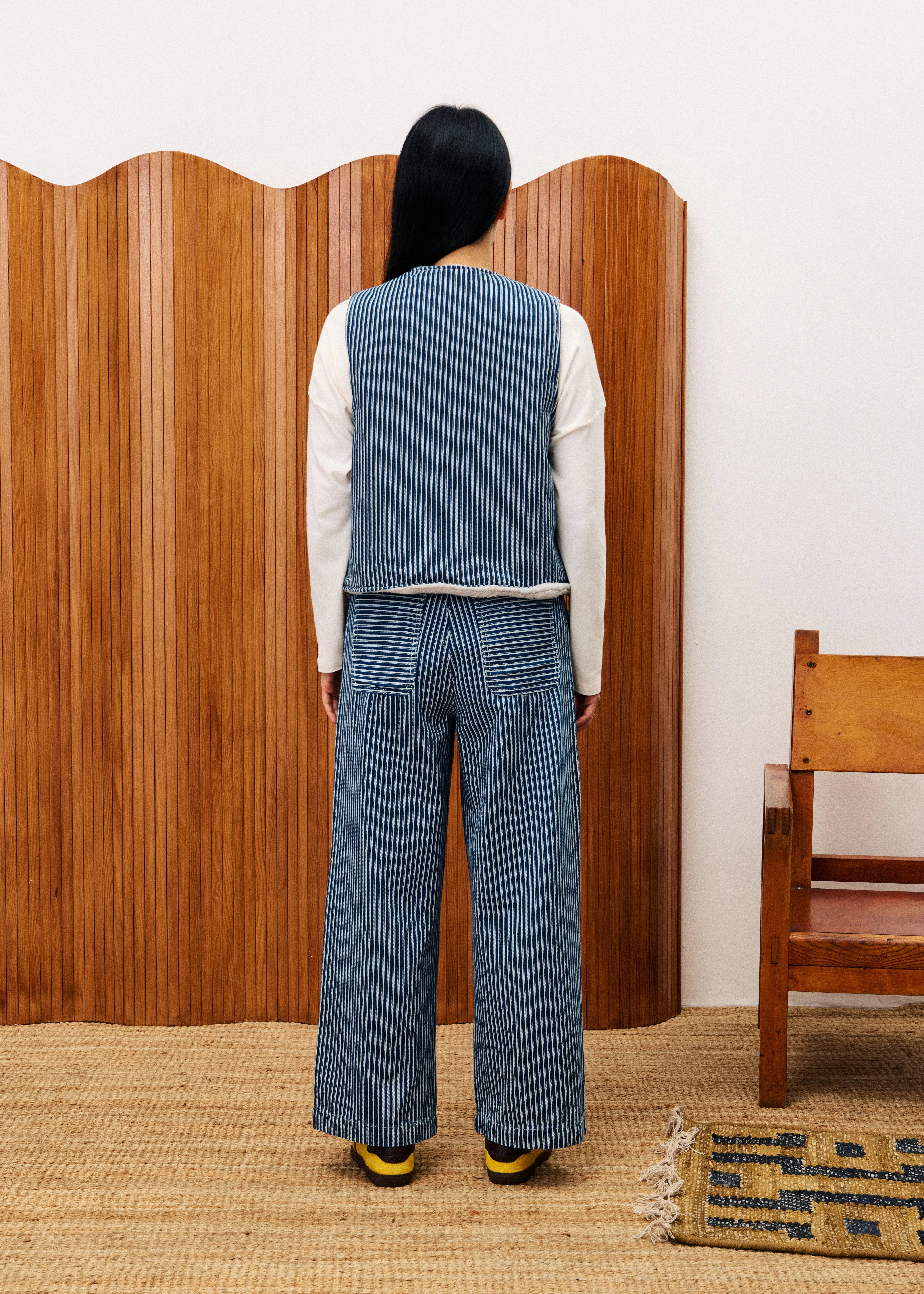 CYMRIC Blue Jean Vest sold by FRNCH product image thumbnail 3