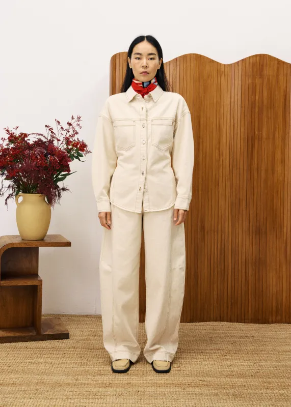 DURAS Offwhite Shirt sold by FRNCH