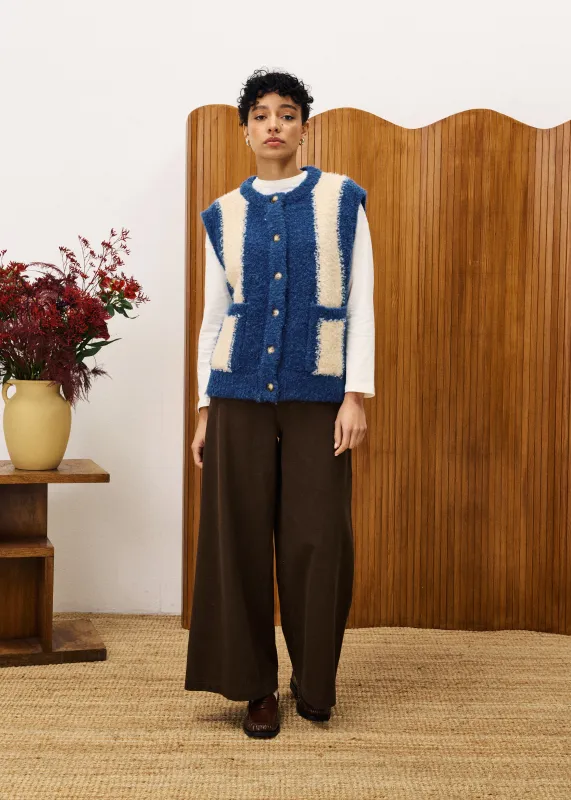 SHIBA Navy Blue Cardigan sold by FRNCH