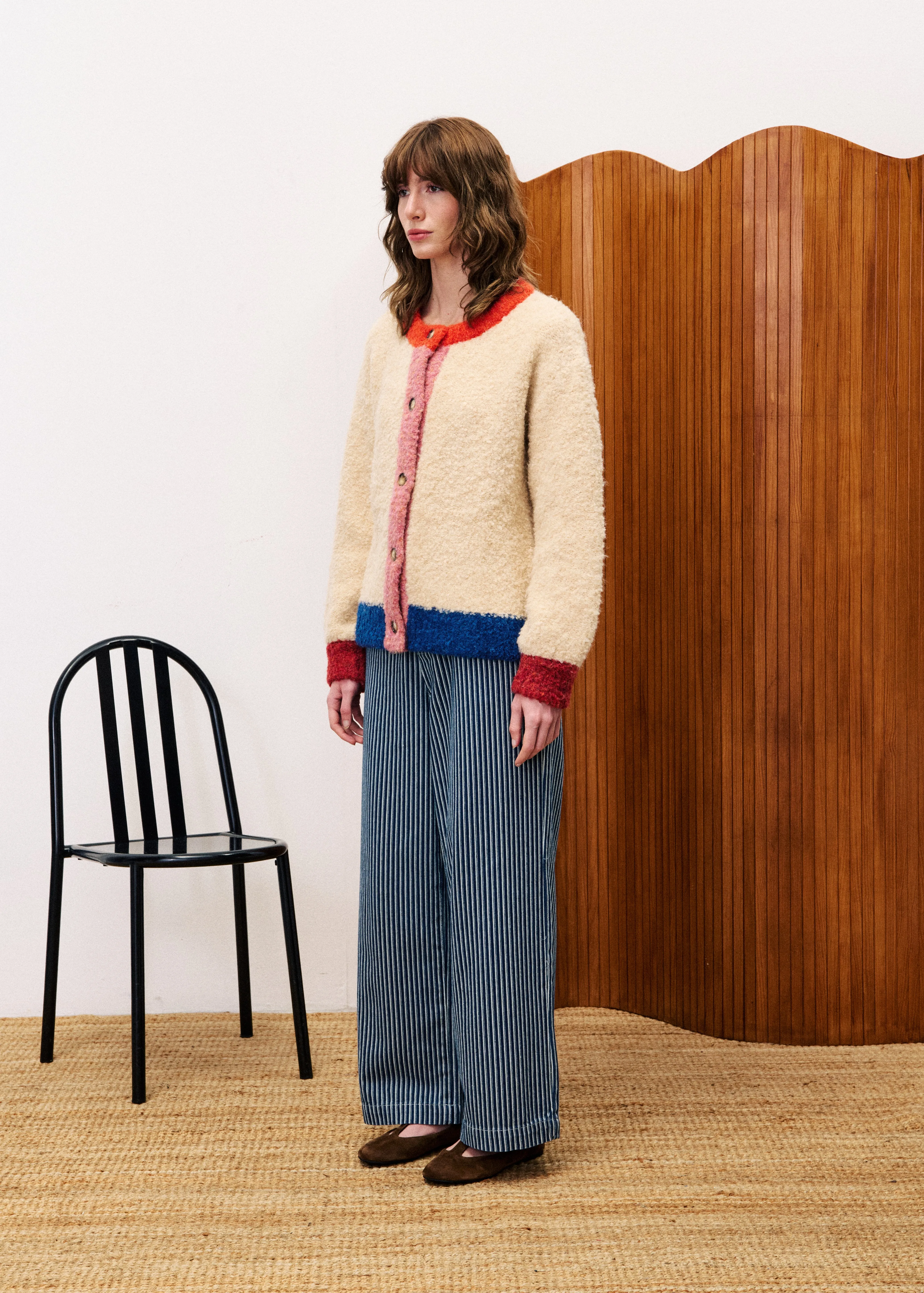 CYCLAMEN Offwhite Cardigan sold by FRNCH product image thumbnail 2