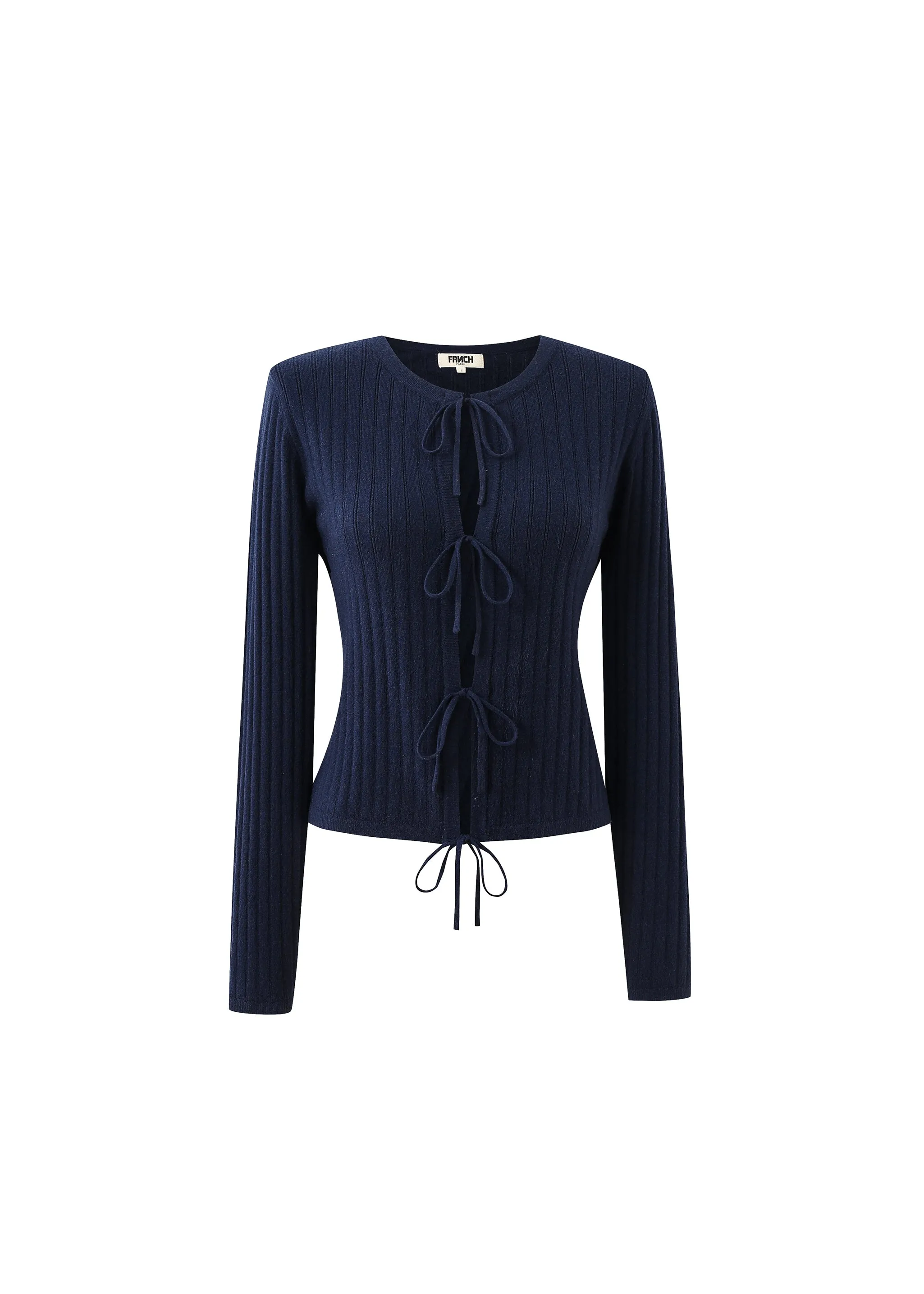 VERONIQUE Navy Blue Cardigan sold by FRNCH product image thumbnail 5