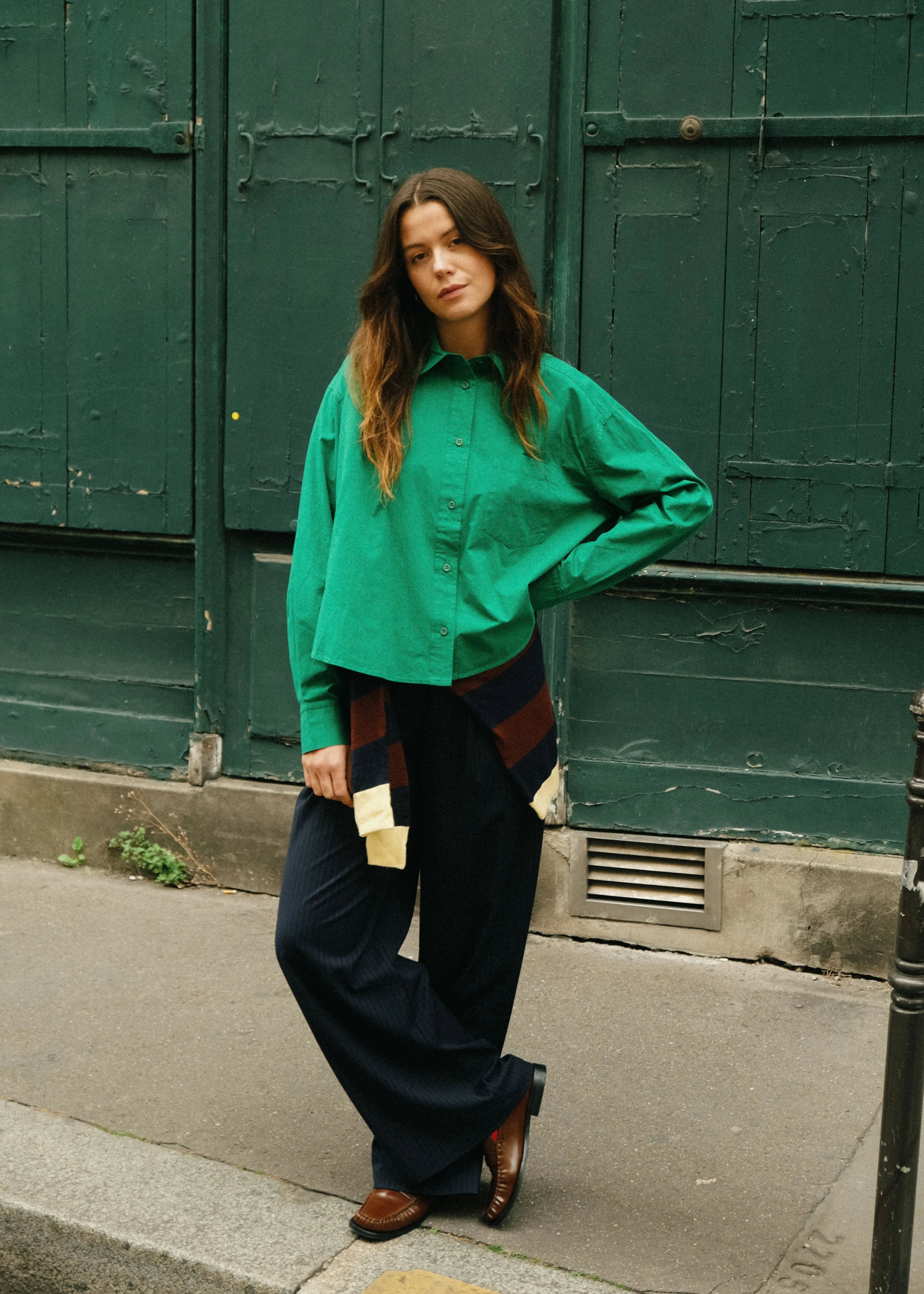 Chemise EMIEL Vert sold by FRNCH product image thumbnail 2