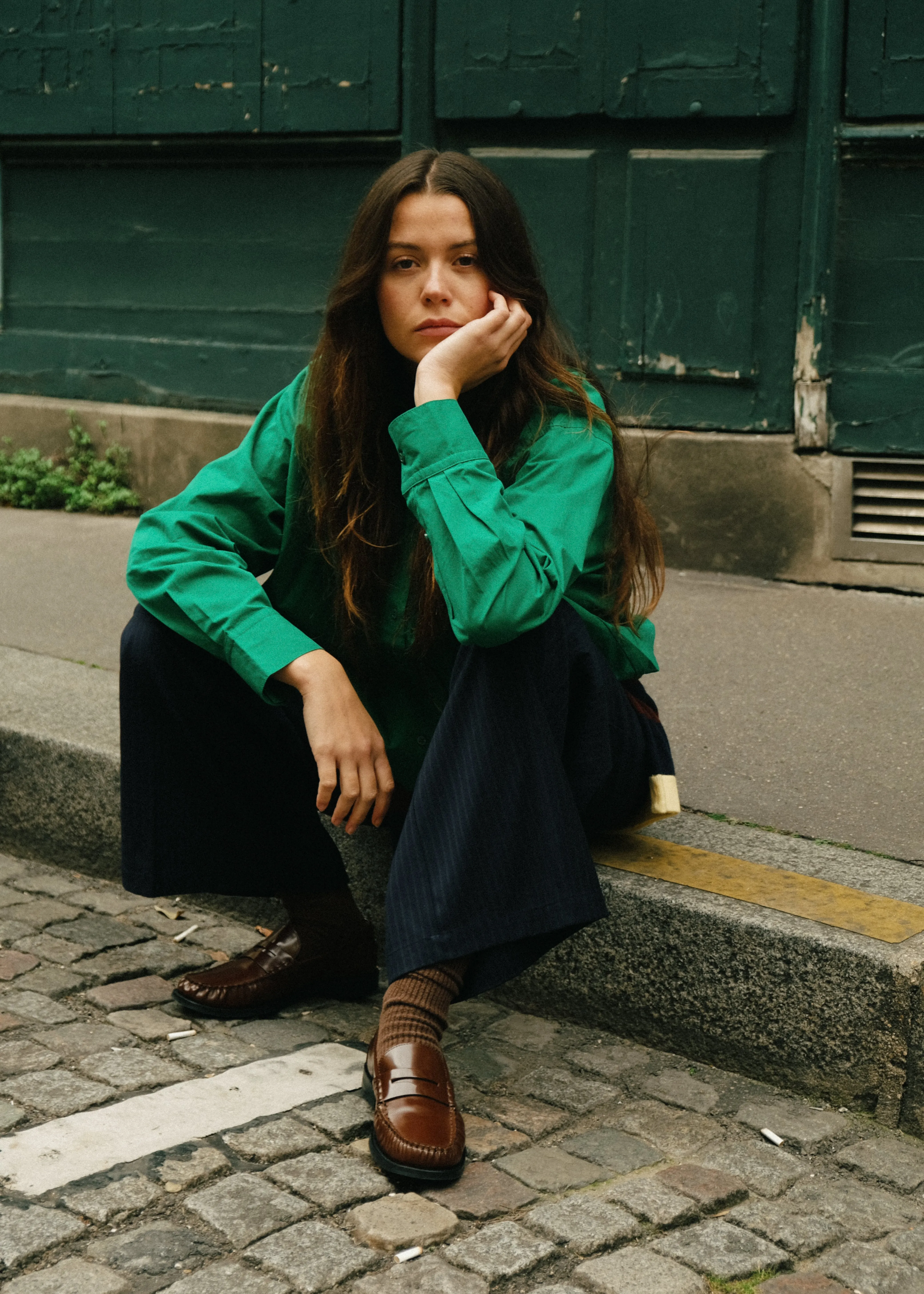 Chemise EMIEL Vert sold by FRNCH product image thumbnail 3