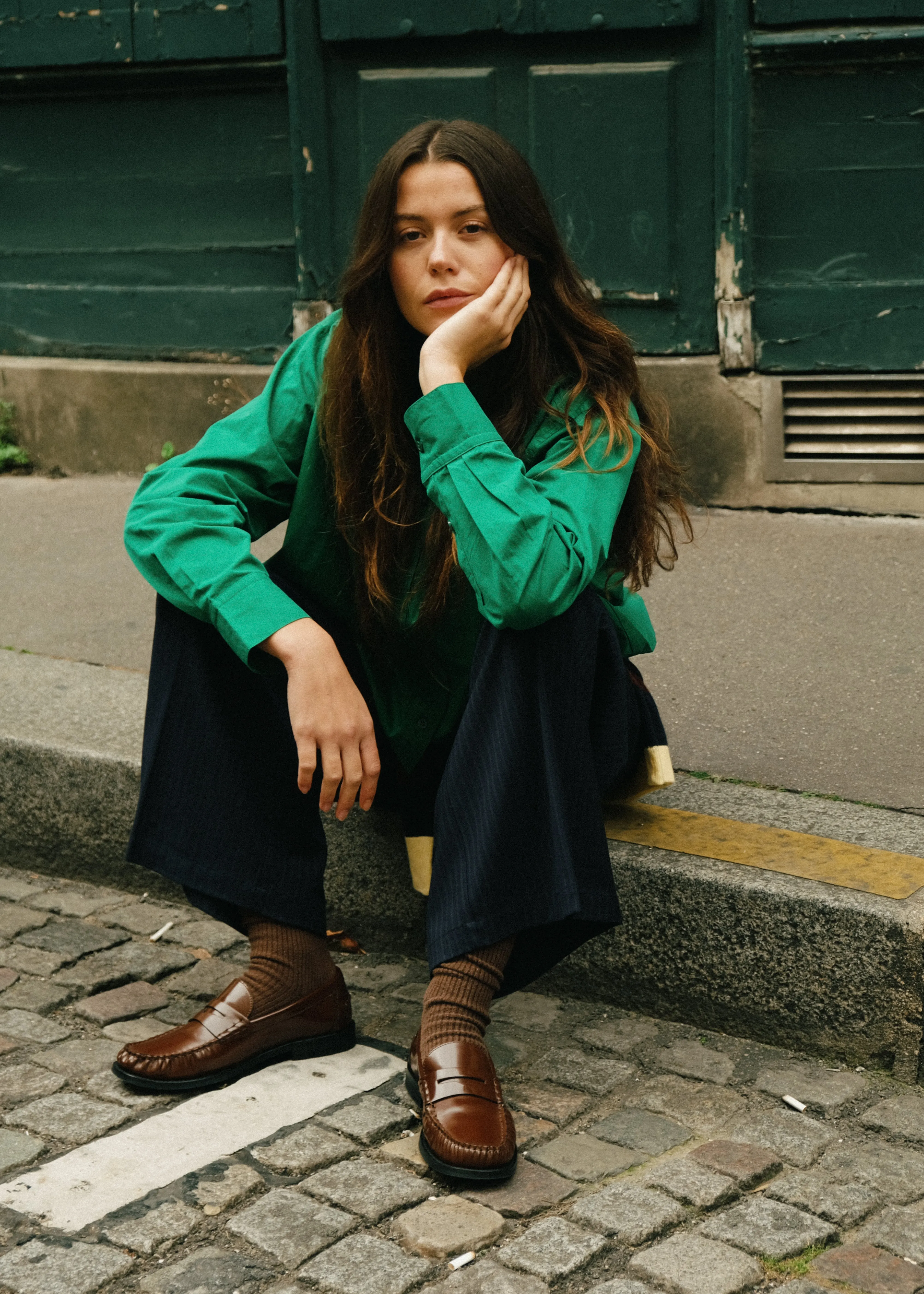 Chemise EMIEL Vert sold by FRNCH product image thumbnail 4