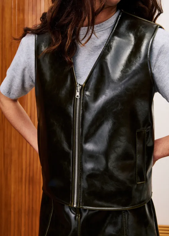 Gilet EDGAR Kaki sold by FRNCH