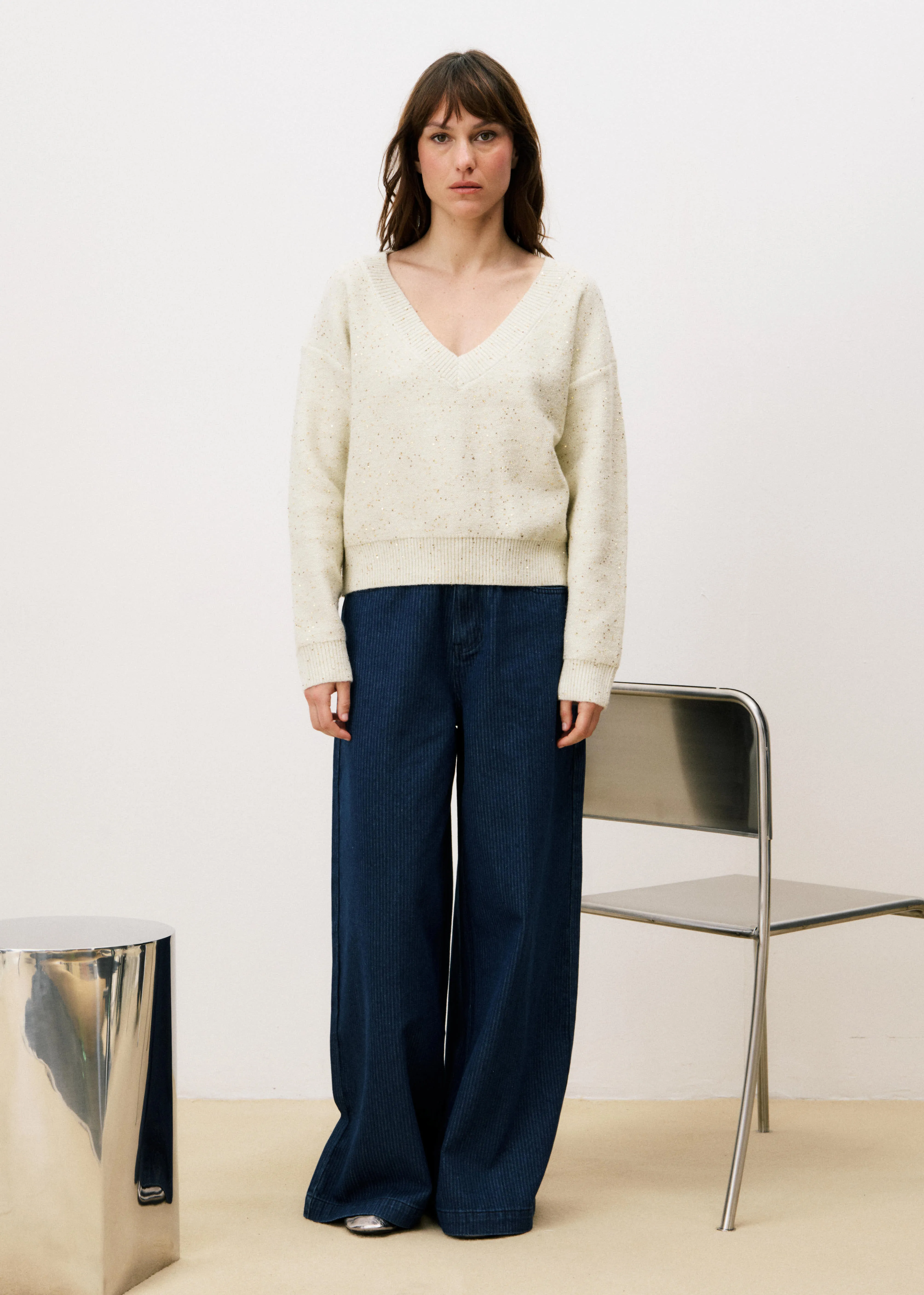 Pull ORNELLA Creme sold by FRNCH product image thumbnail 2