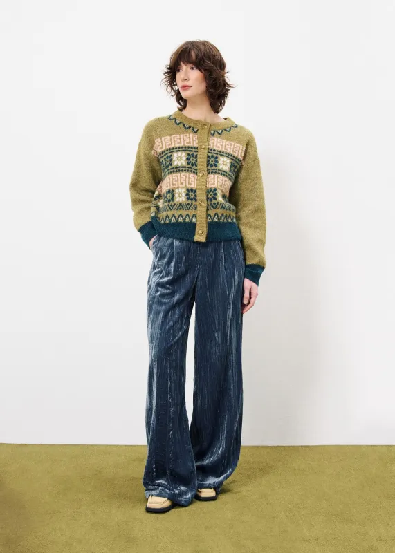 Cardigan MEGANE Kaki sold by FRNCH