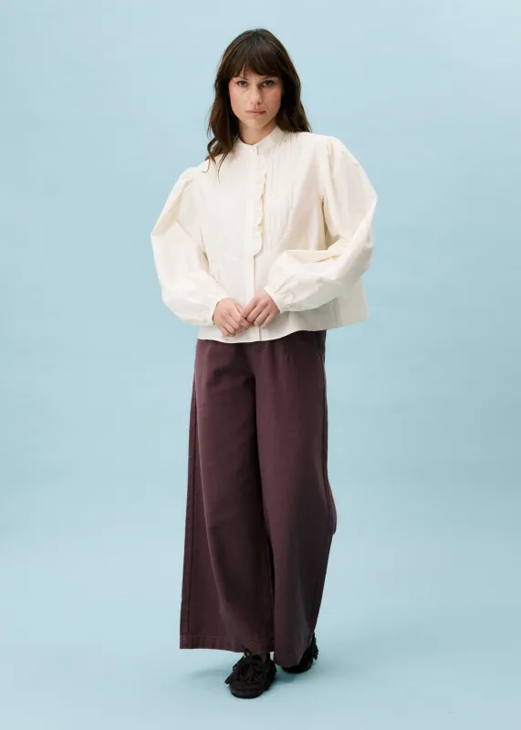 Chemise IPOMEE Creme sold by FRNCH