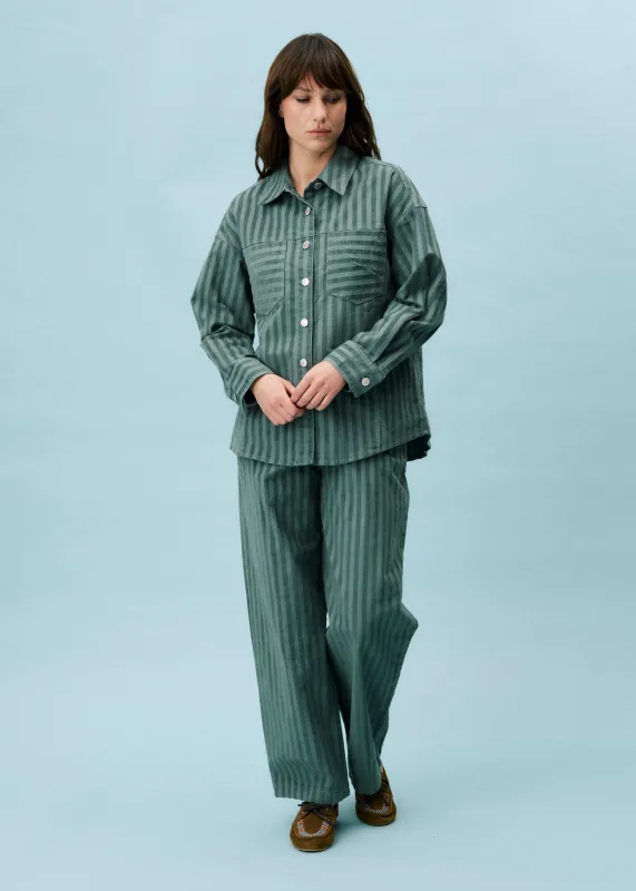 Chemise LIMENTIS Vert eau sold by FRNCH