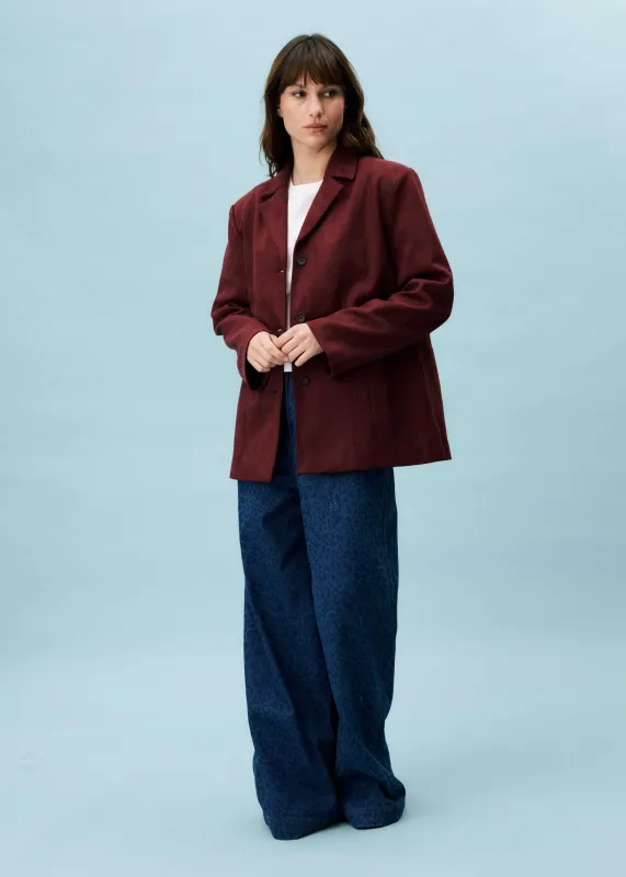 Veste NYMPHALIS Aubergine sold by FRNCH