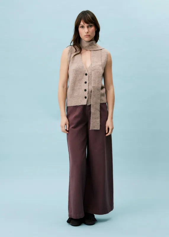 Cardigan SEVE Beige sold by FRNCH