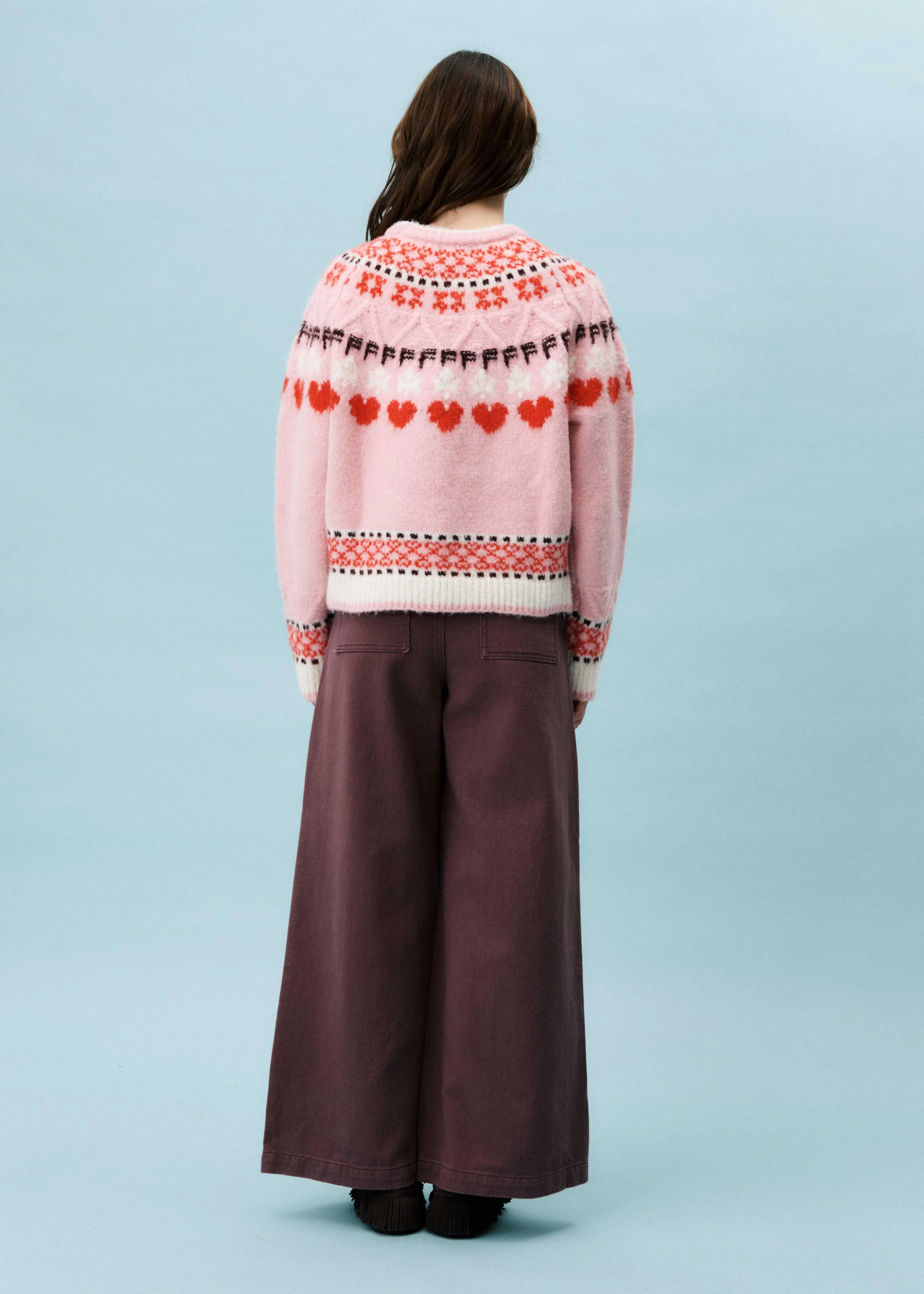 Pull ALOUETTE Rose sold by FRNCH product image thumbnail 3