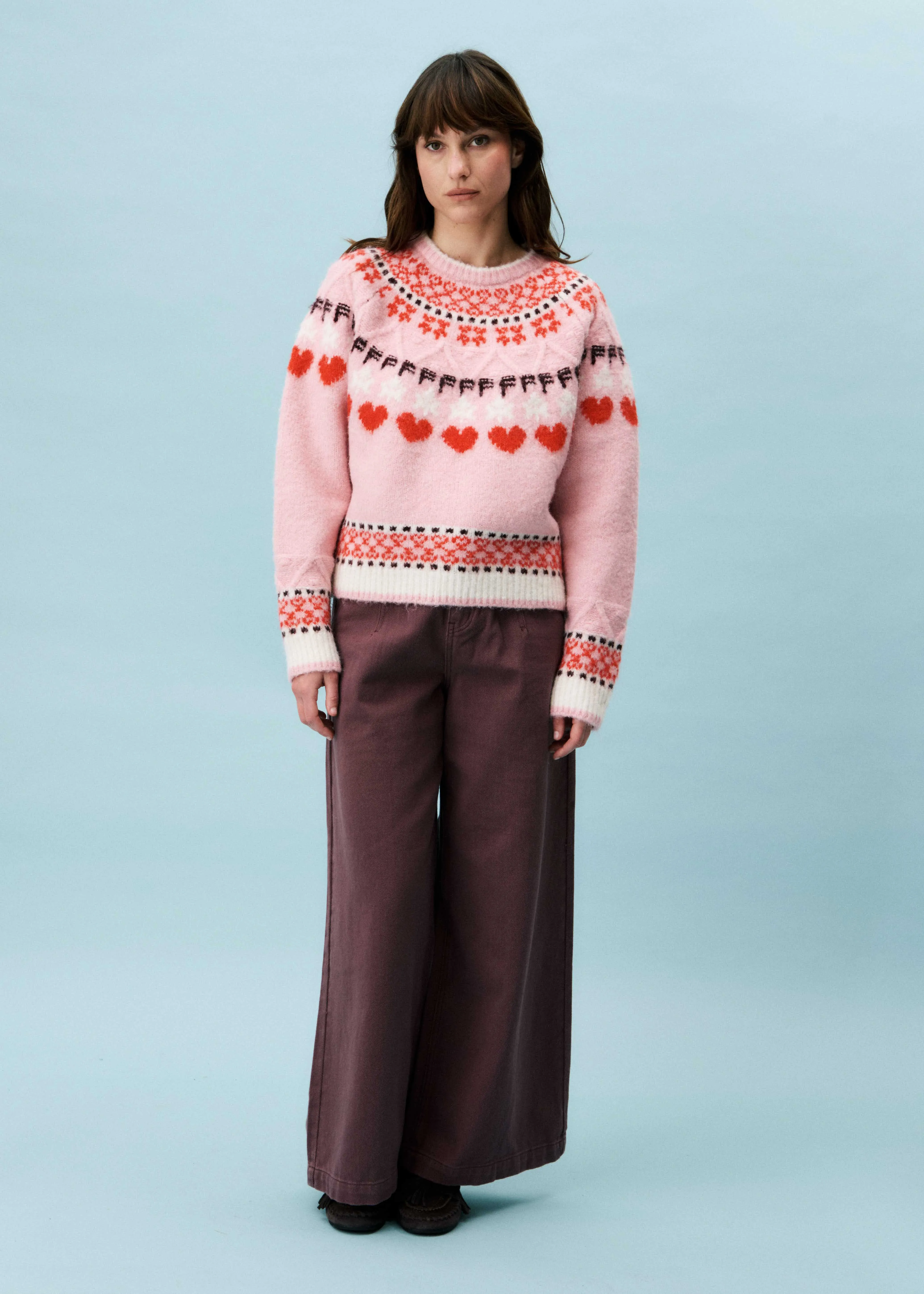 Pull ALOUETTE Rose sold by FRNCH