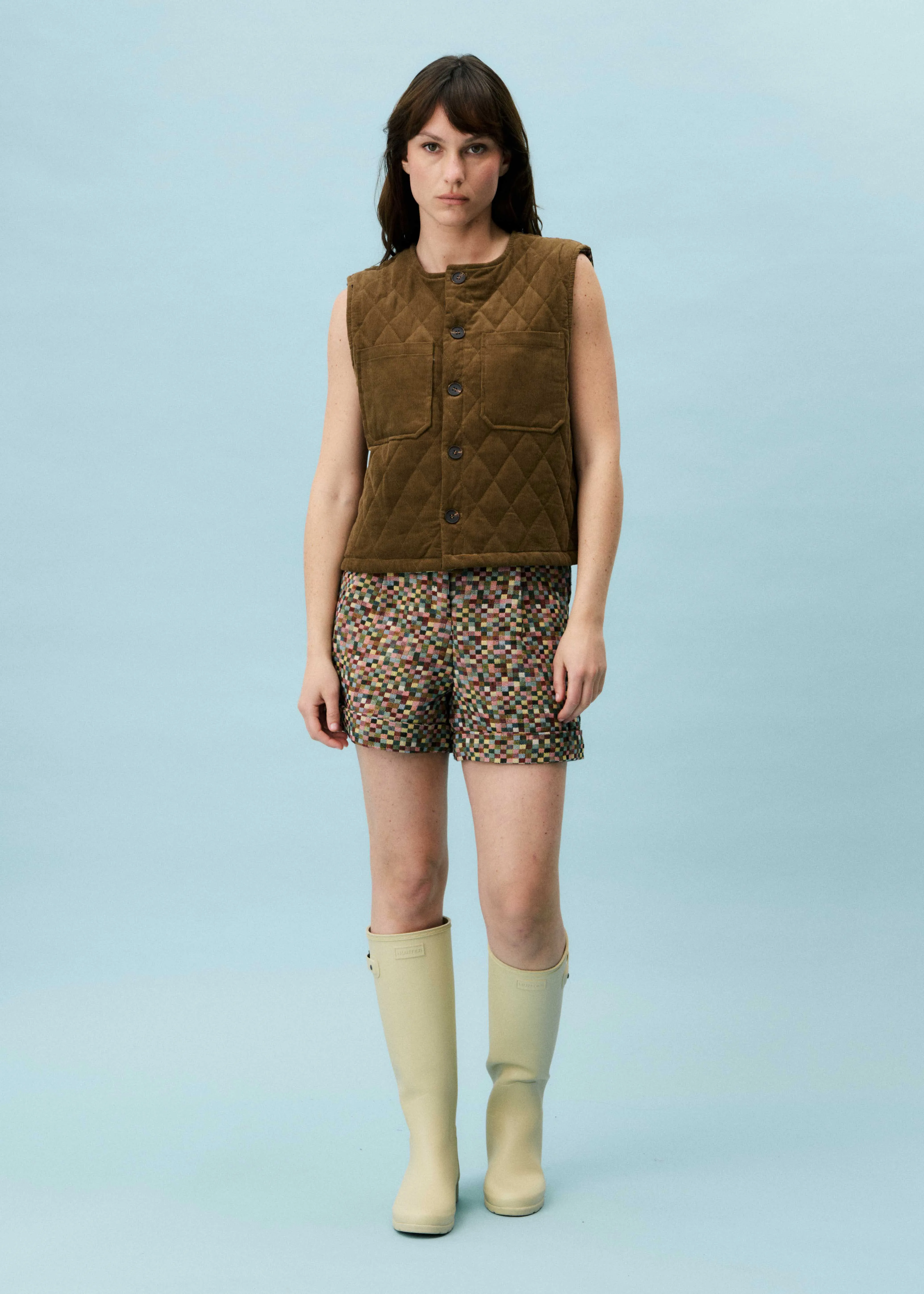 ARCIA Multicolored Short sold by FRNCH