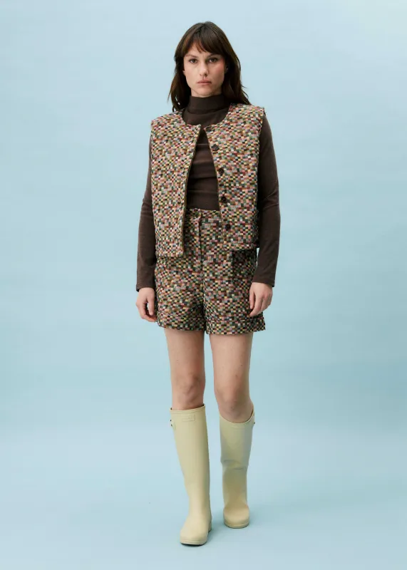 LYSANDRA Multicolored Vest sold by FRNCH