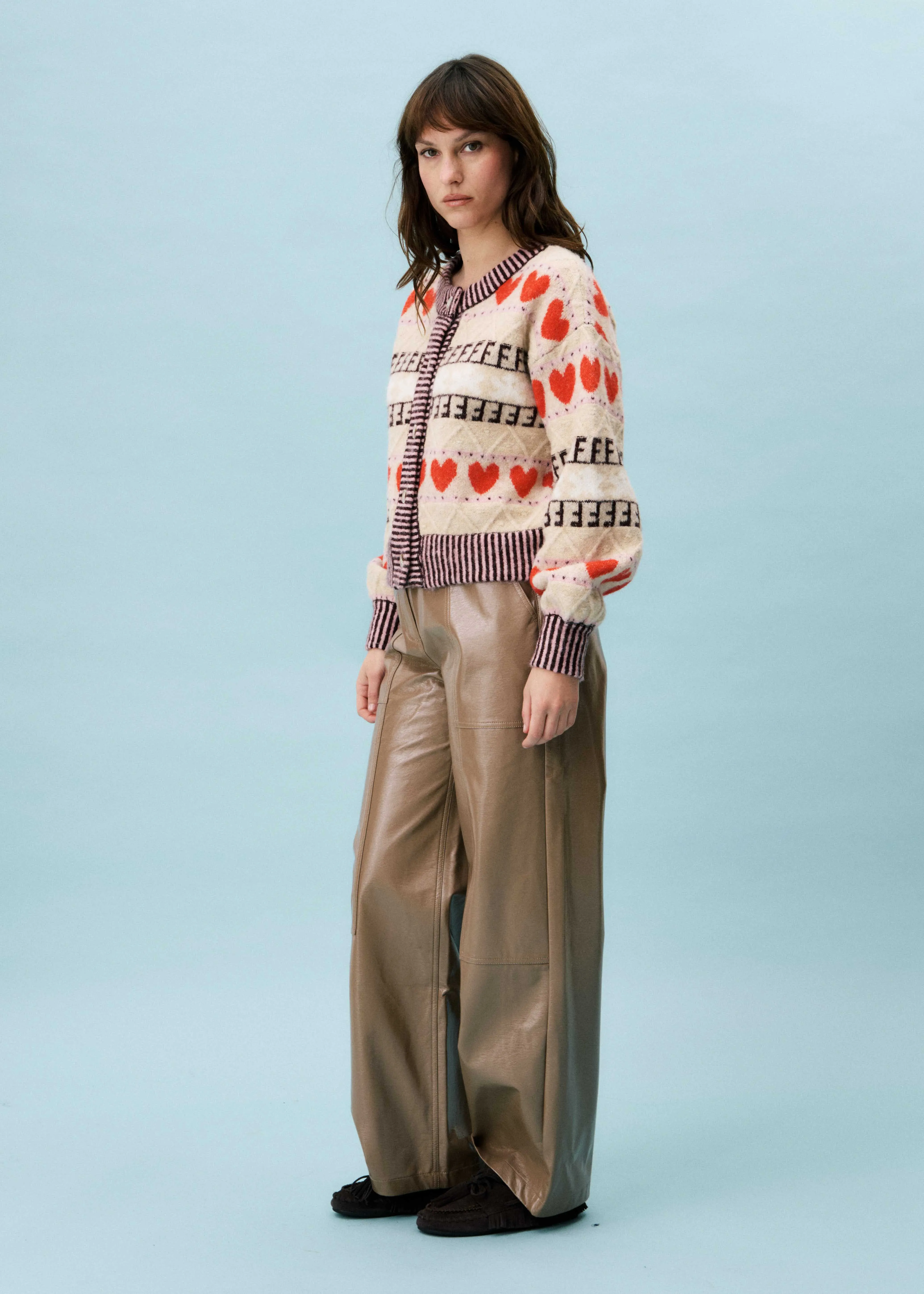 ALUCITE Beige Cardigan sold by FRNCH product image thumbnail 2