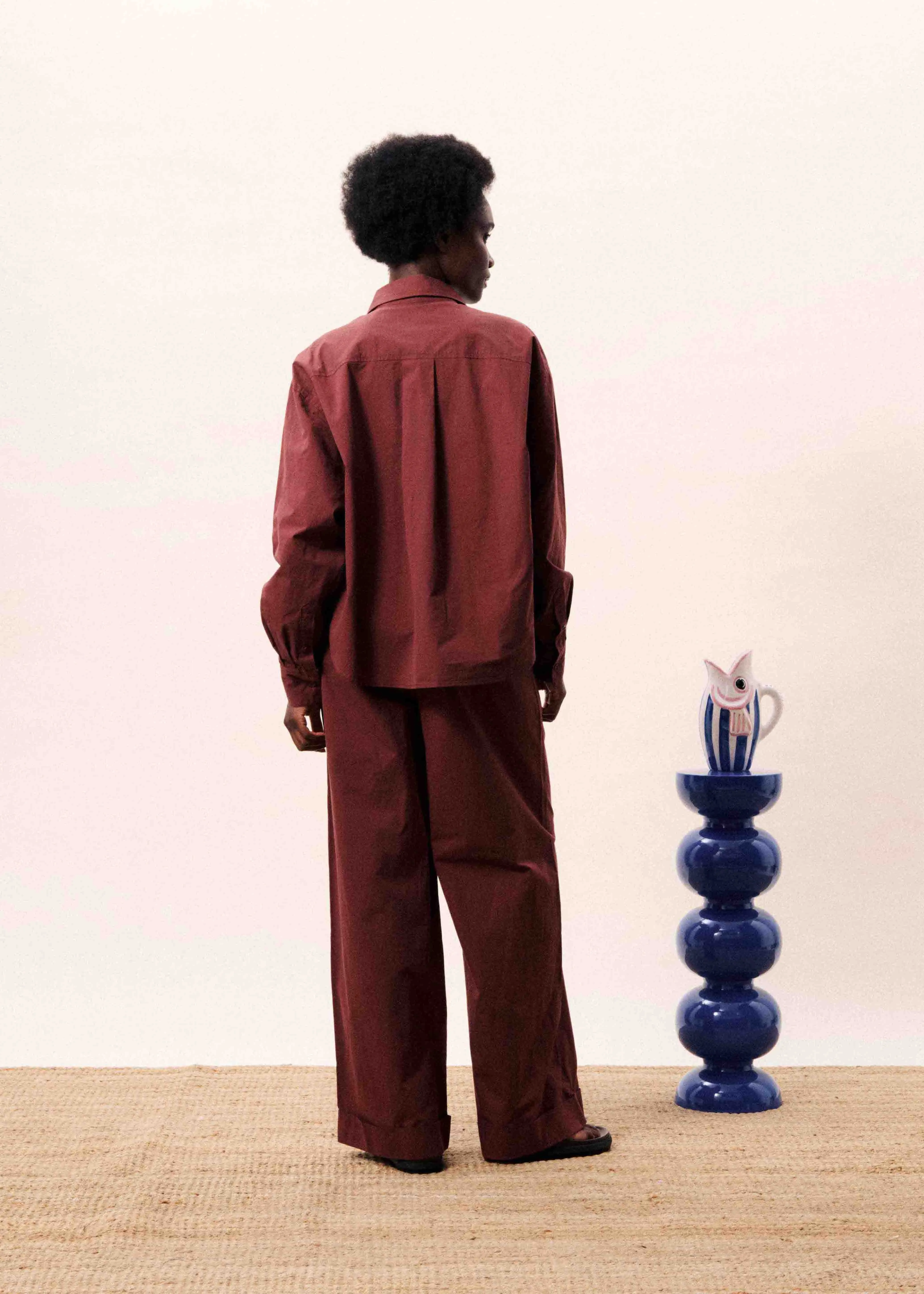 Chemise LILO Bordeaux sold by FRNCH product image thumbnail 4