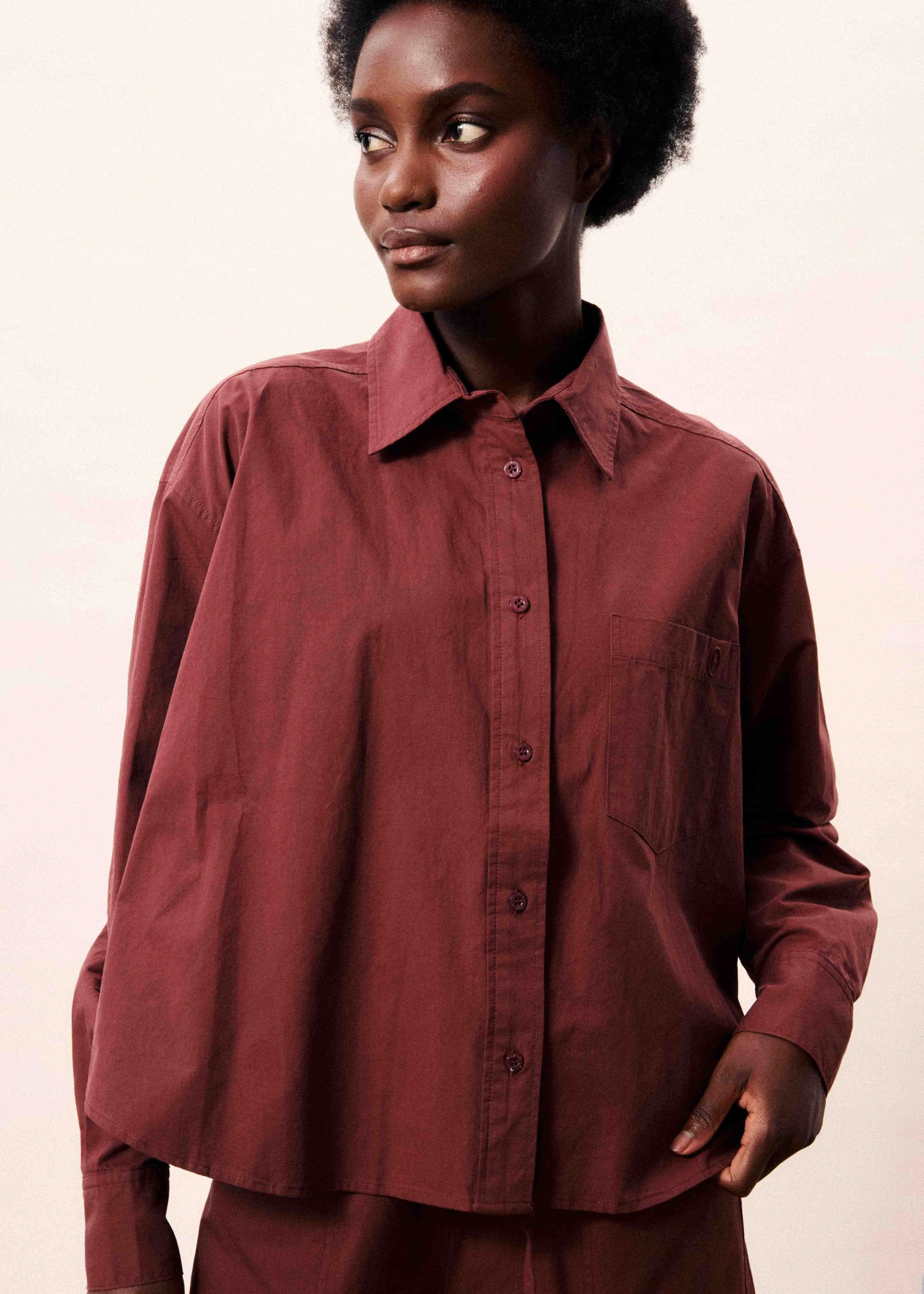 Chemise LILO Bordeaux sold by FRNCH