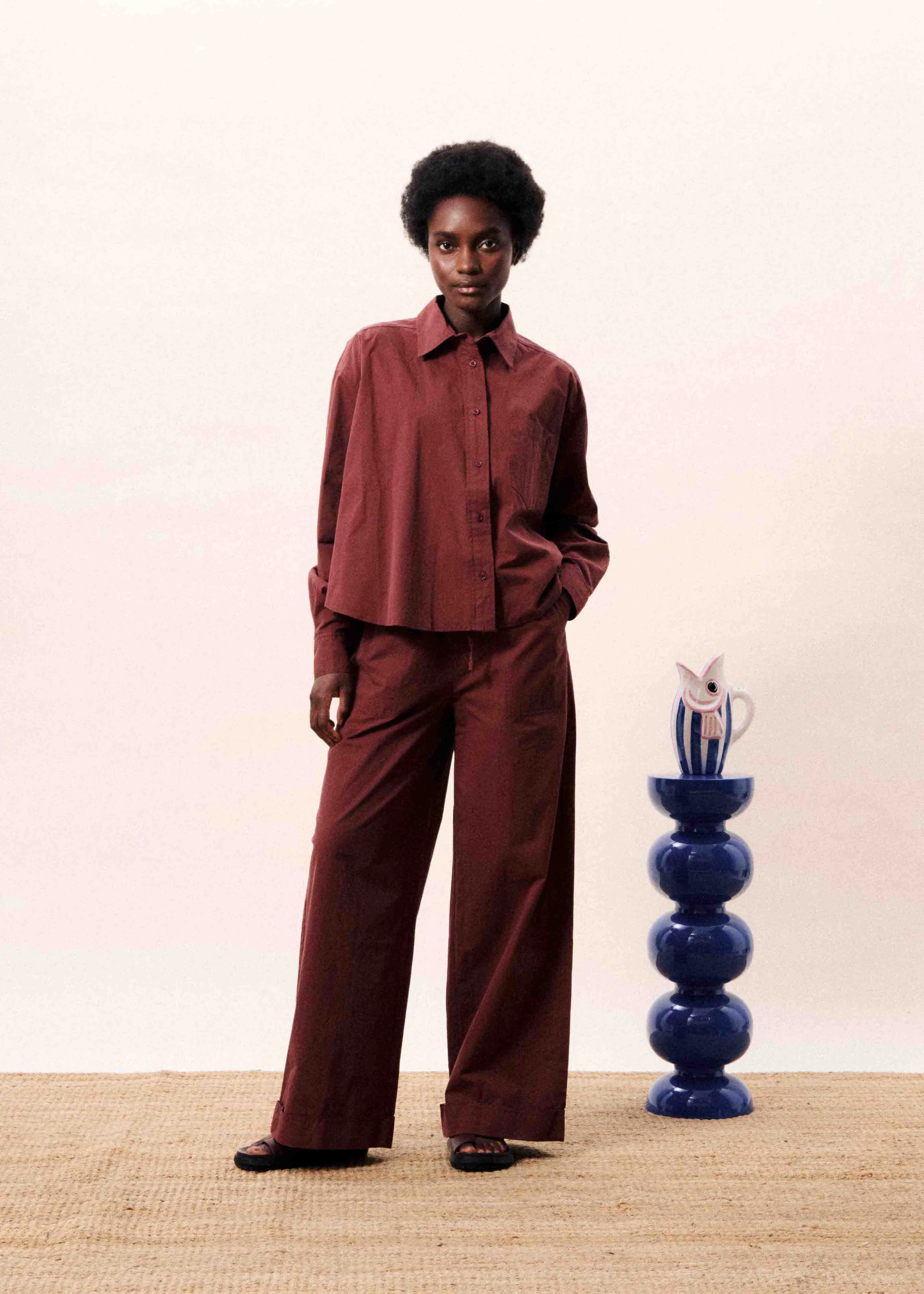 Chemise LILO Bordeaux sold by FRNCH product image thumbnail 2