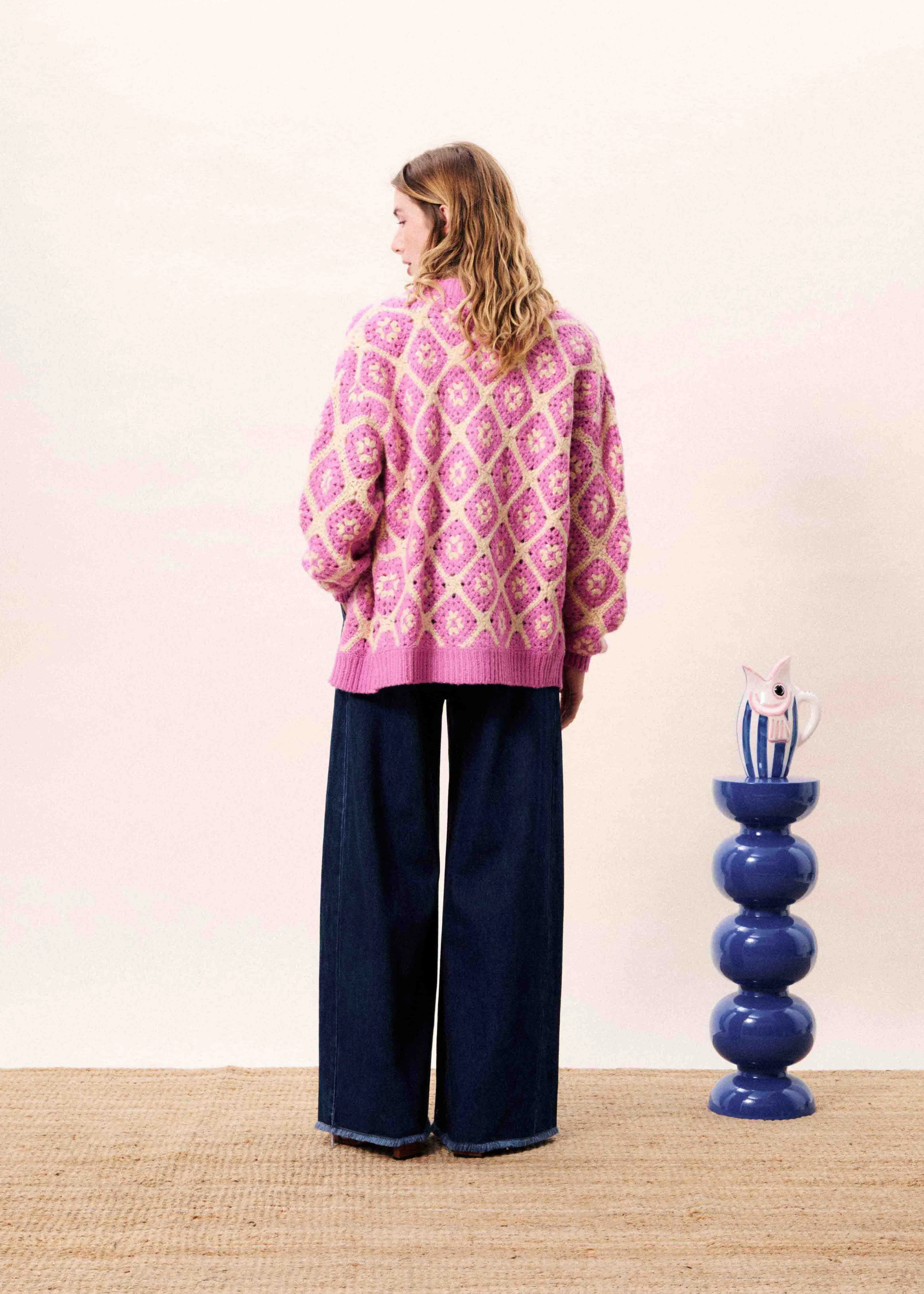 Cardigan MARMARA Violine sold by FRNCH product image thumbnail 4