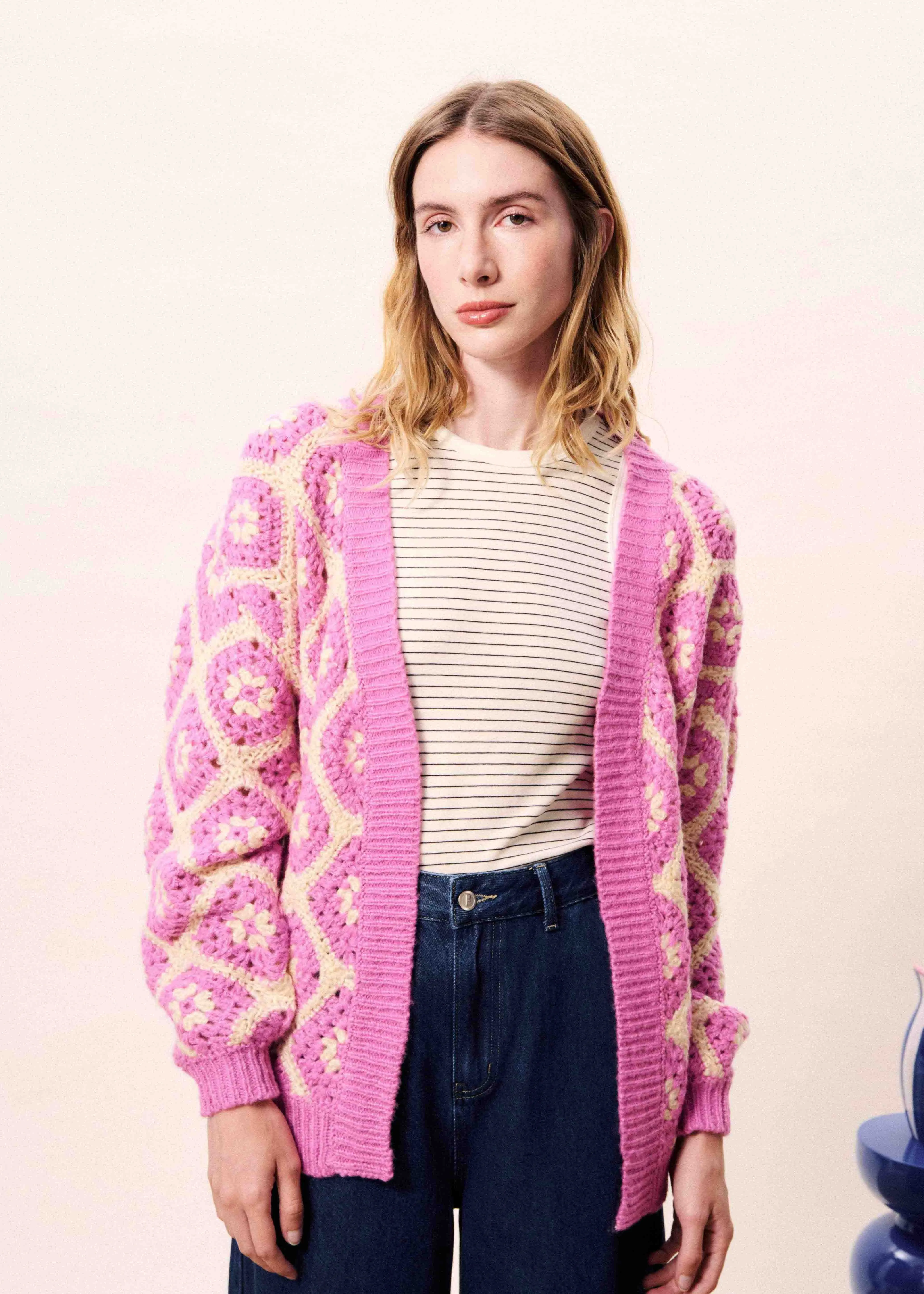 Cardigan MARMARA Violine sold by FRNCH