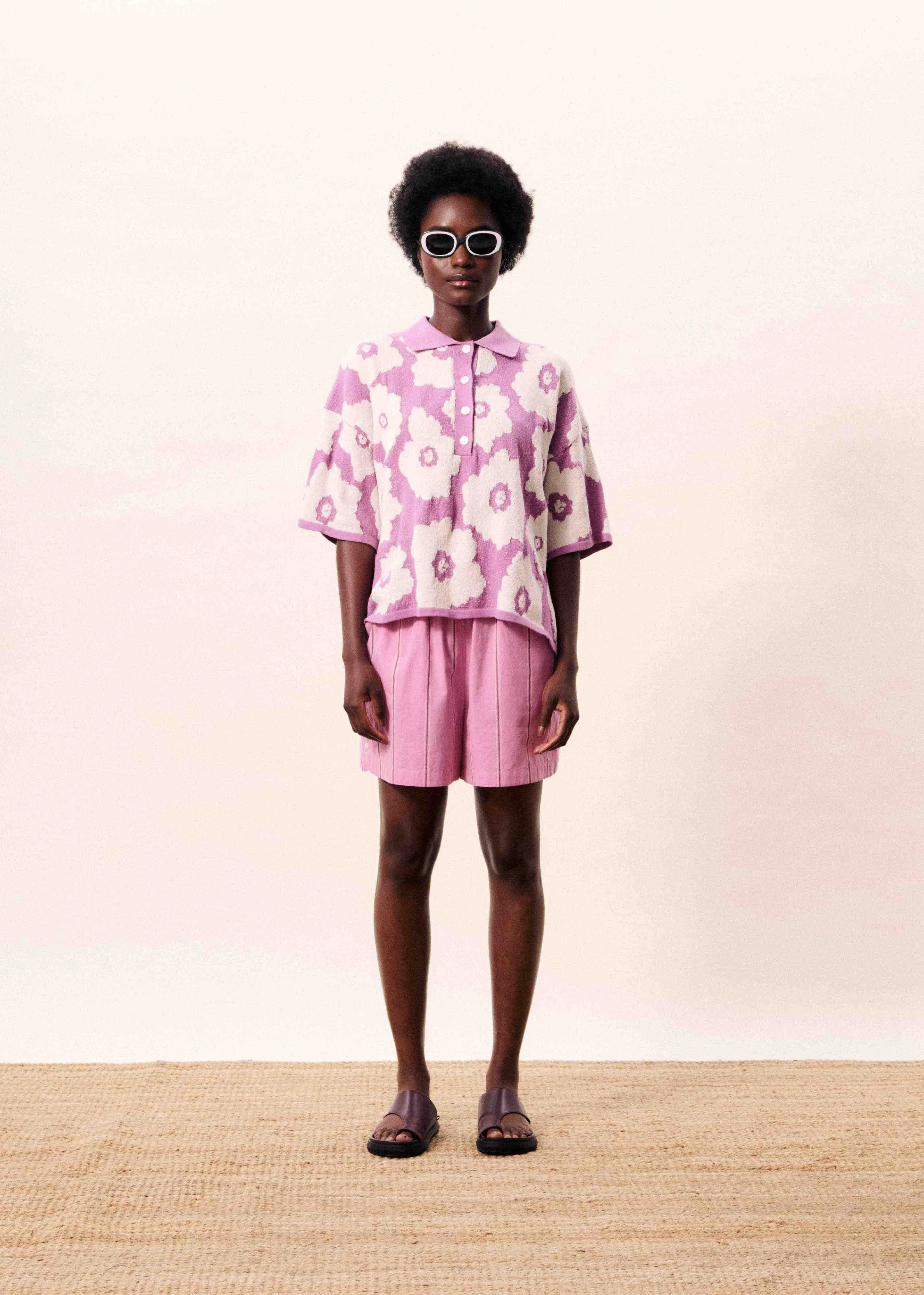 Polo TYPHA Violine sold by FRNCH product image thumbnail 3