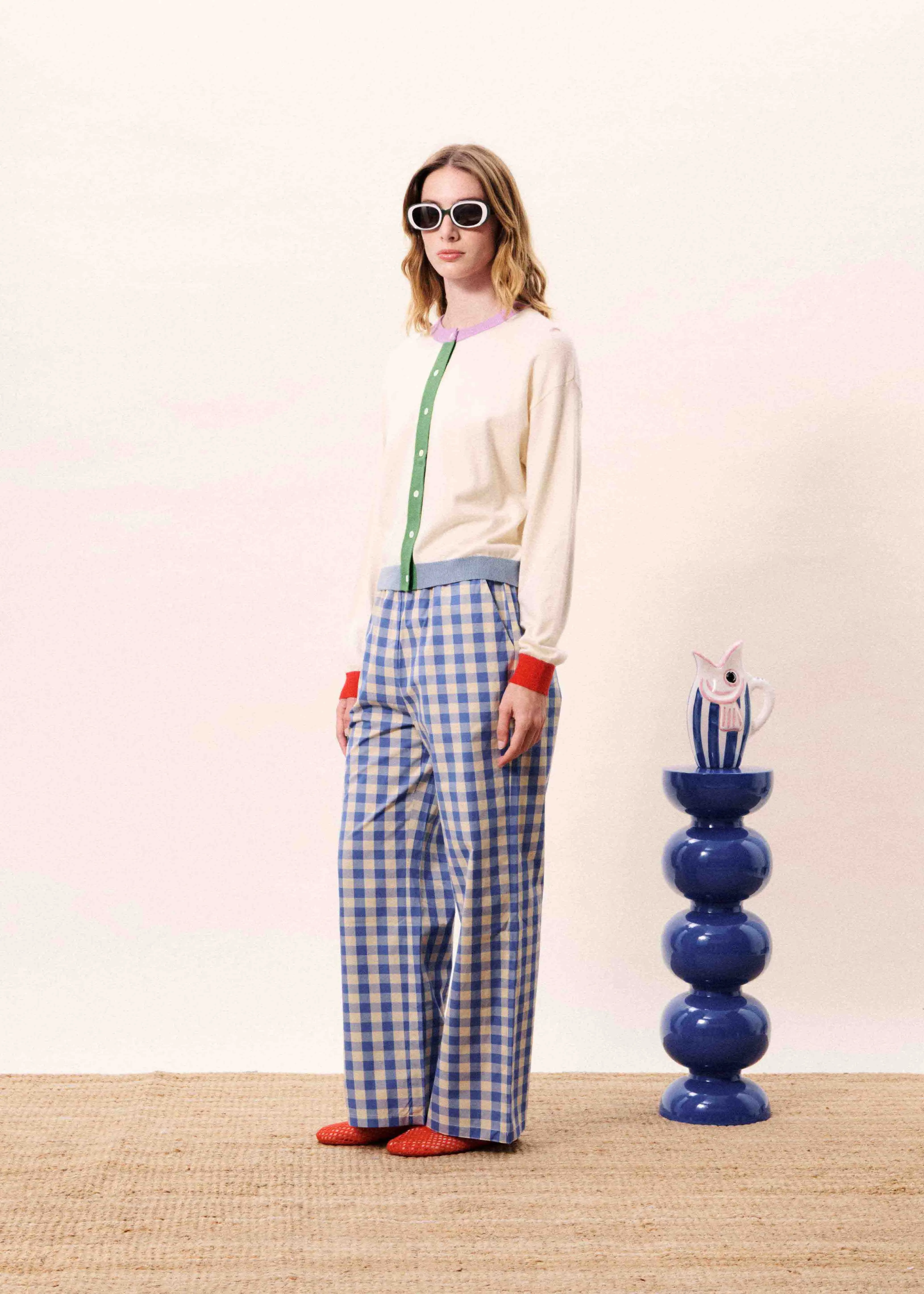 Cardigan PATRICK Creme sold by FRNCH product image thumbnail 4