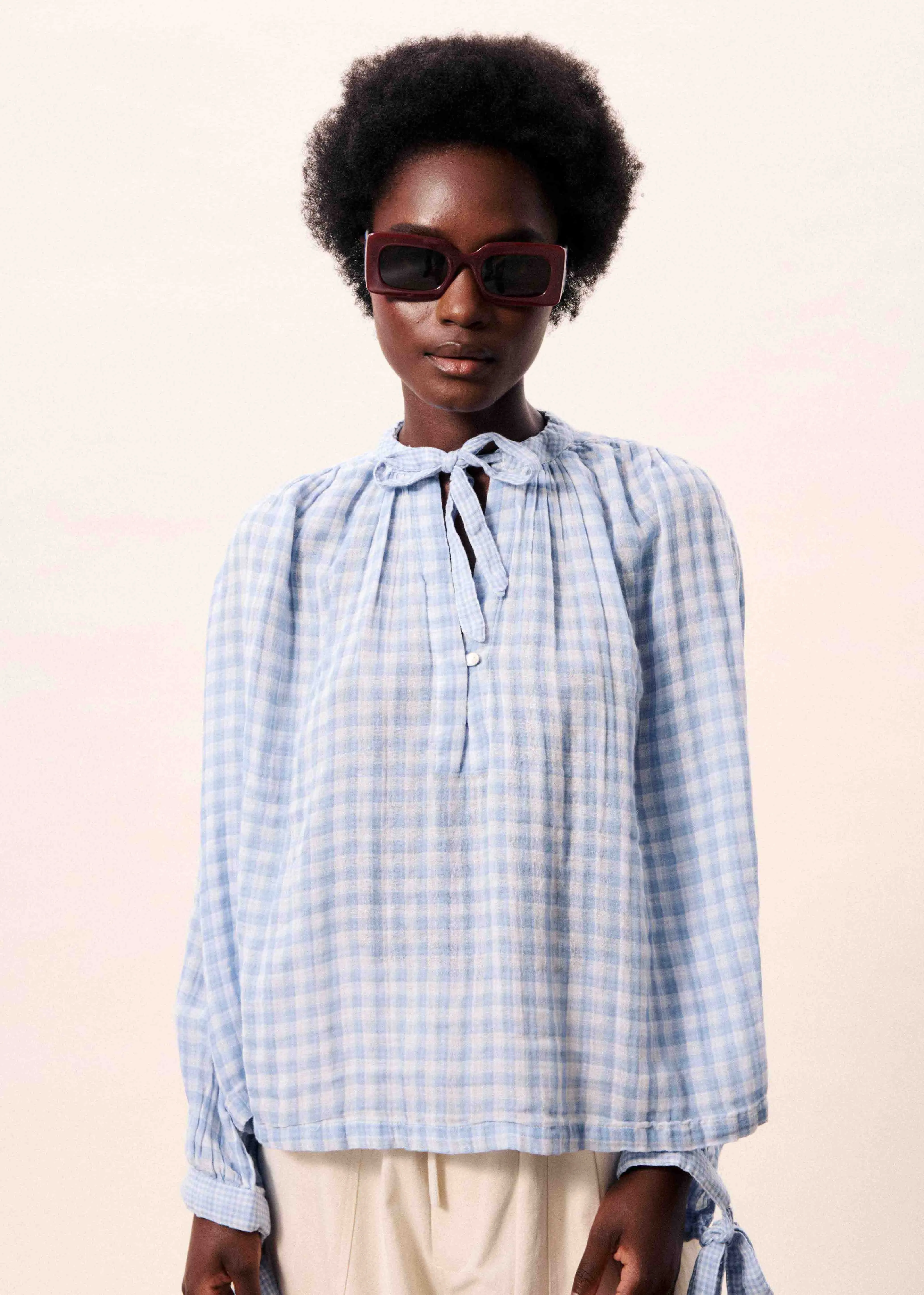 Blouse HAVASIA Bleu clair sold by FRNCH