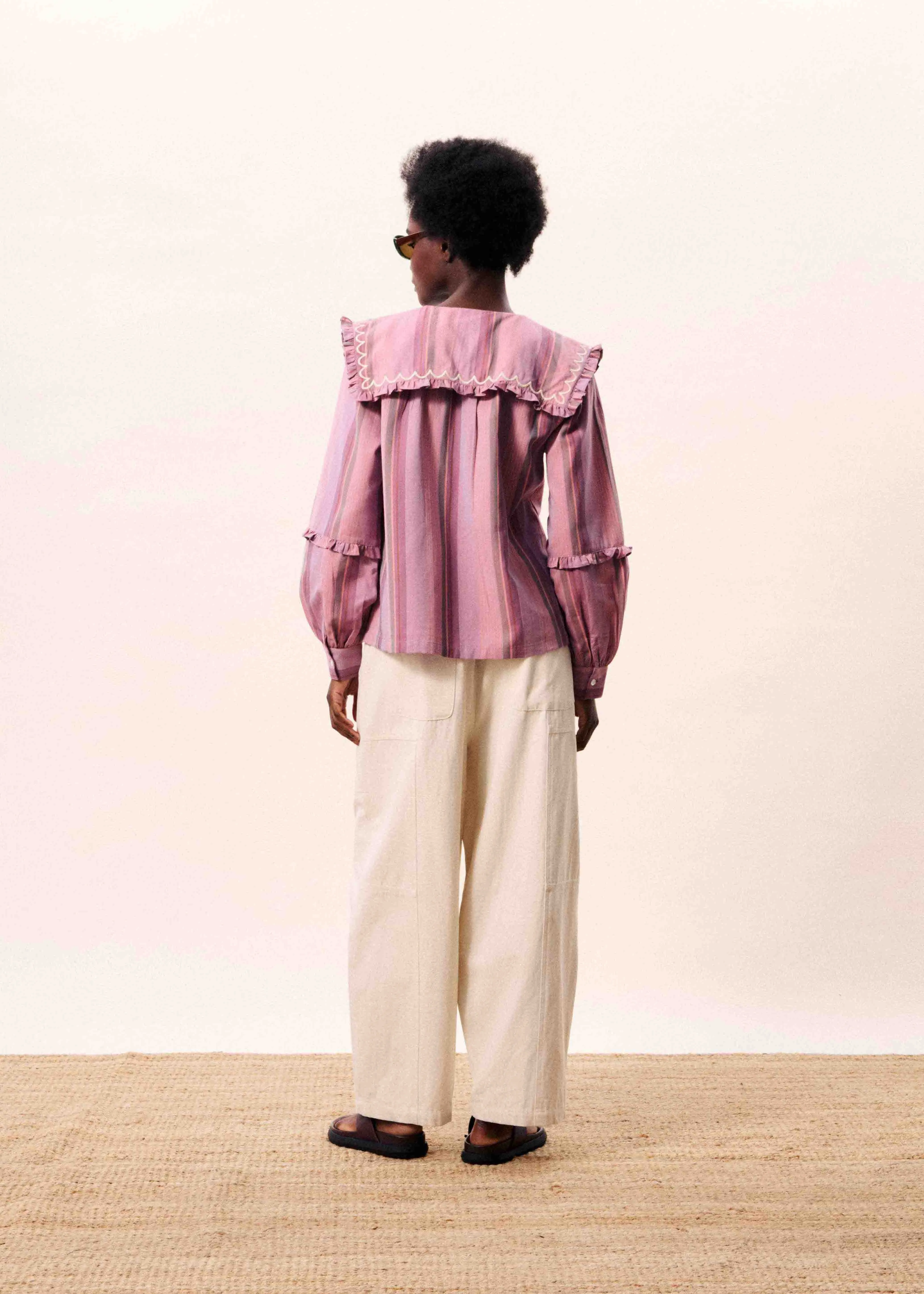 Chemise POLARIS Lilas sold by FRNCH product image thumbnail 3