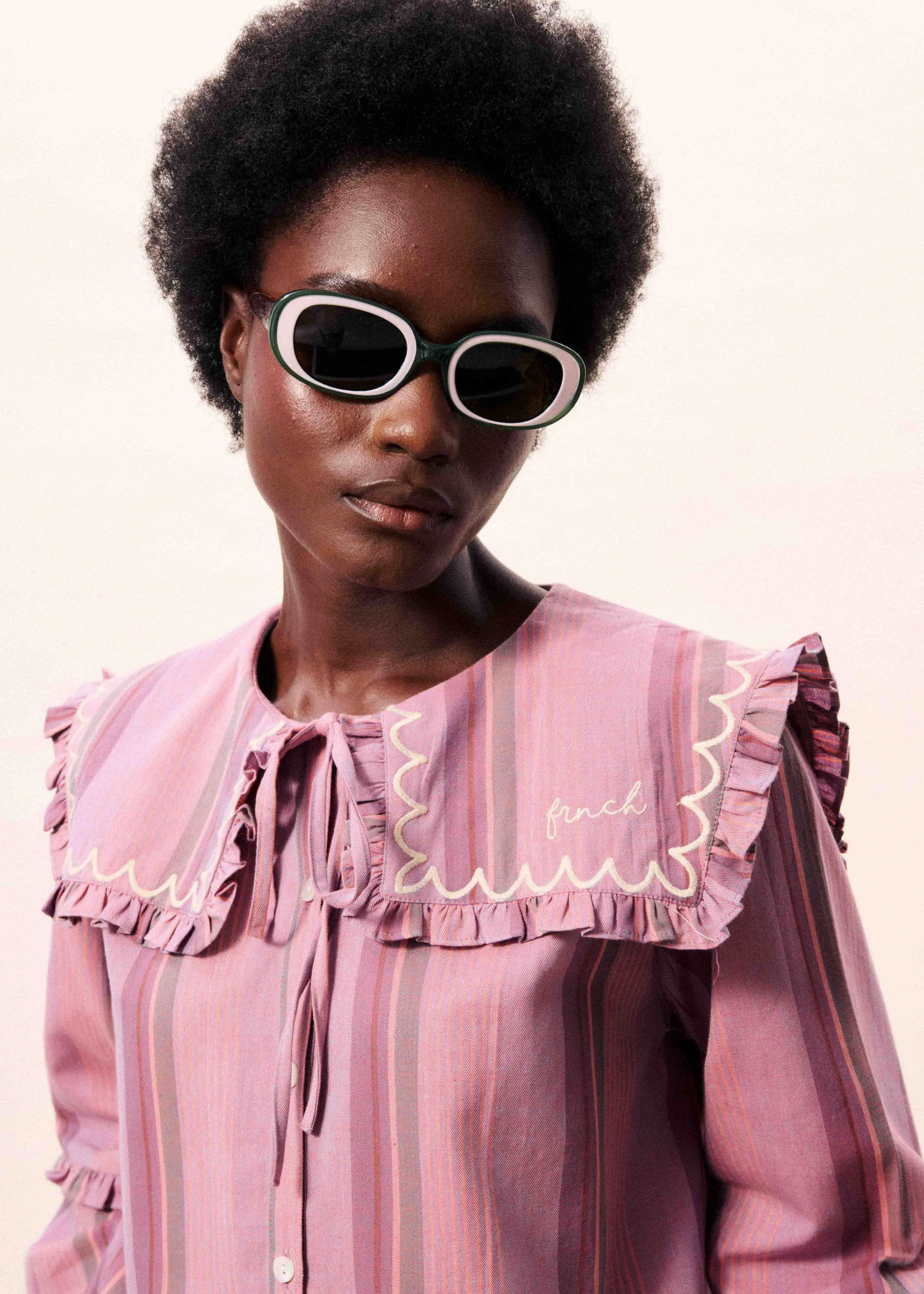 Chemise POLARIS Lilas sold by FRNCH product image thumbnail 4