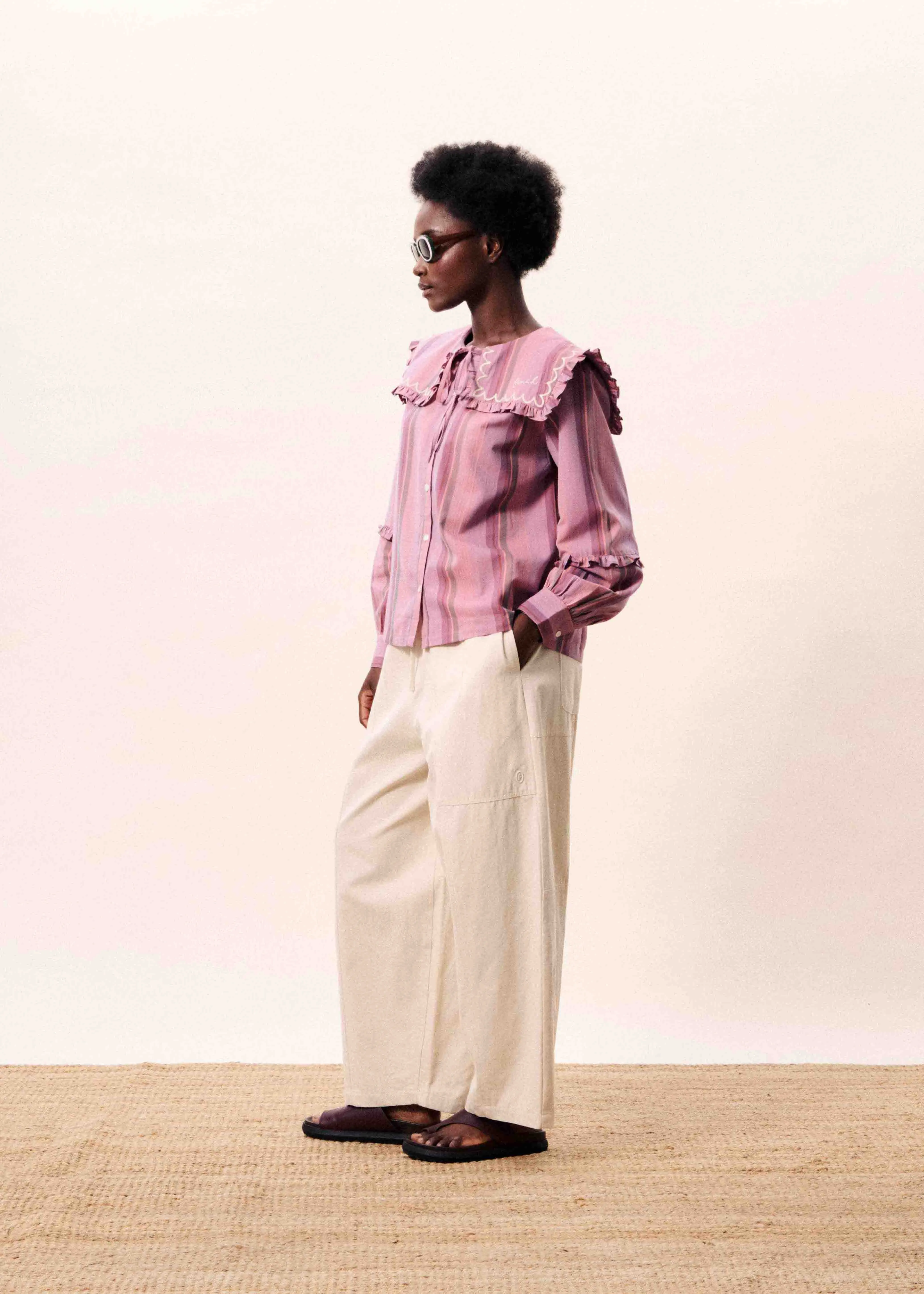 Chemise POLARIS Lilas sold by FRNCH product image thumbnail 2