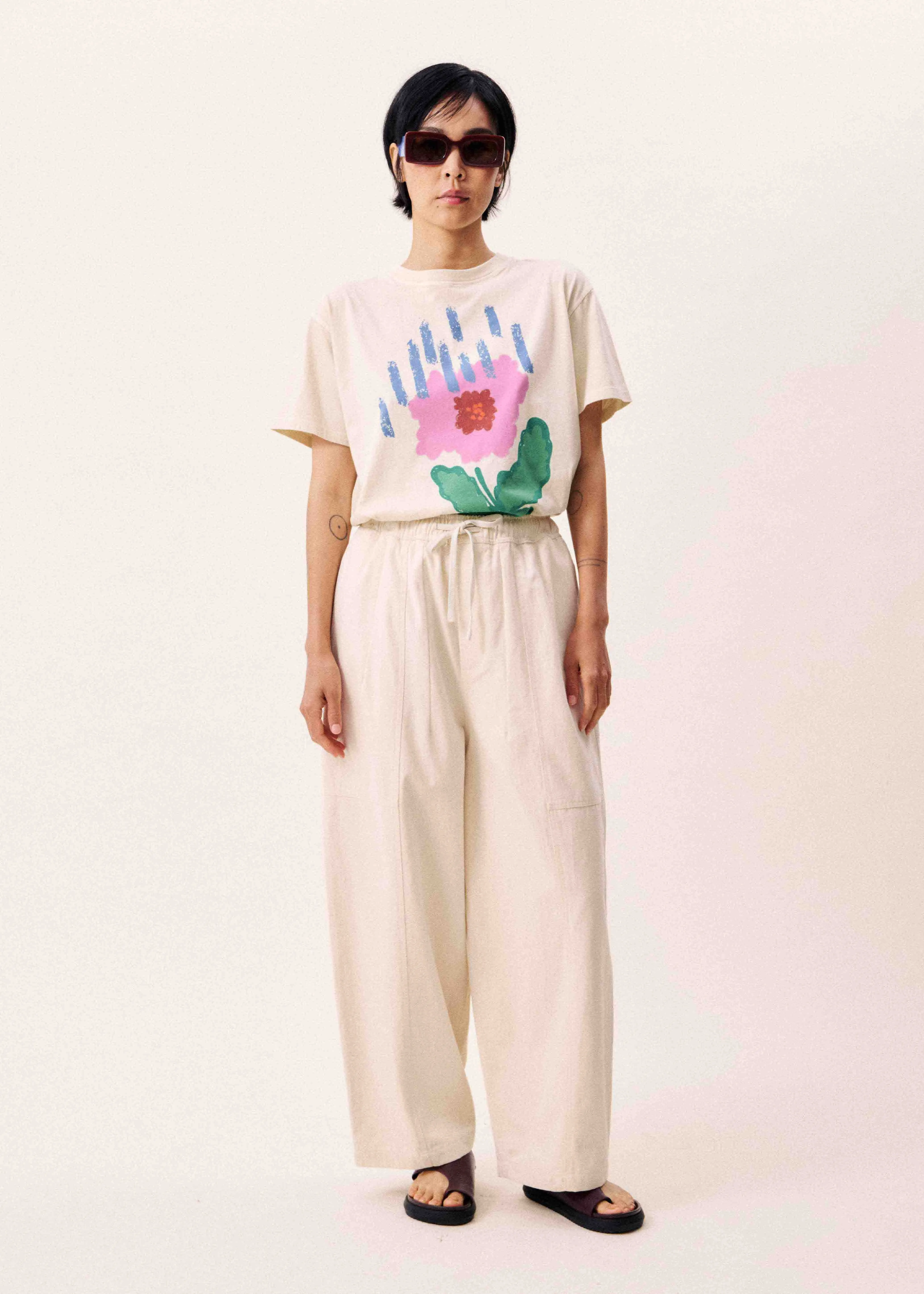 T-shirt PISTIA Creme sold by FRNCH product image thumbnail 4