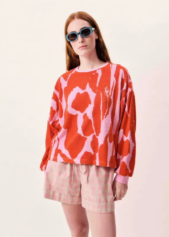 Sweatshirt AMAZONAS Nenufar violine made by FRNCH