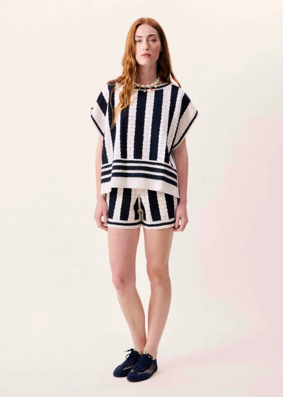 Short CANNELLE Bleu marine made by FRNCH