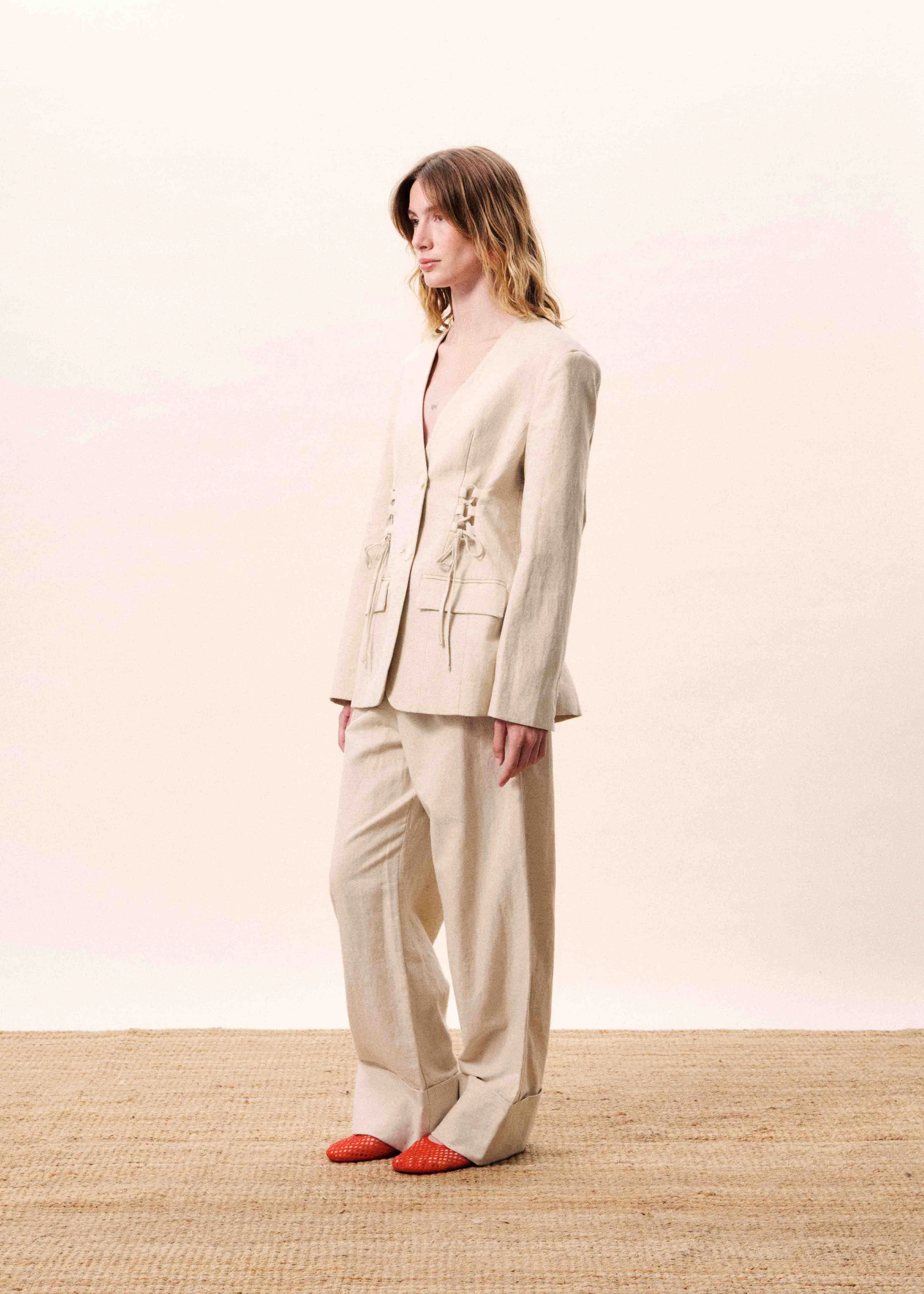 Blazer TRITONA Creme sold by FRNCH product image thumbnail 2