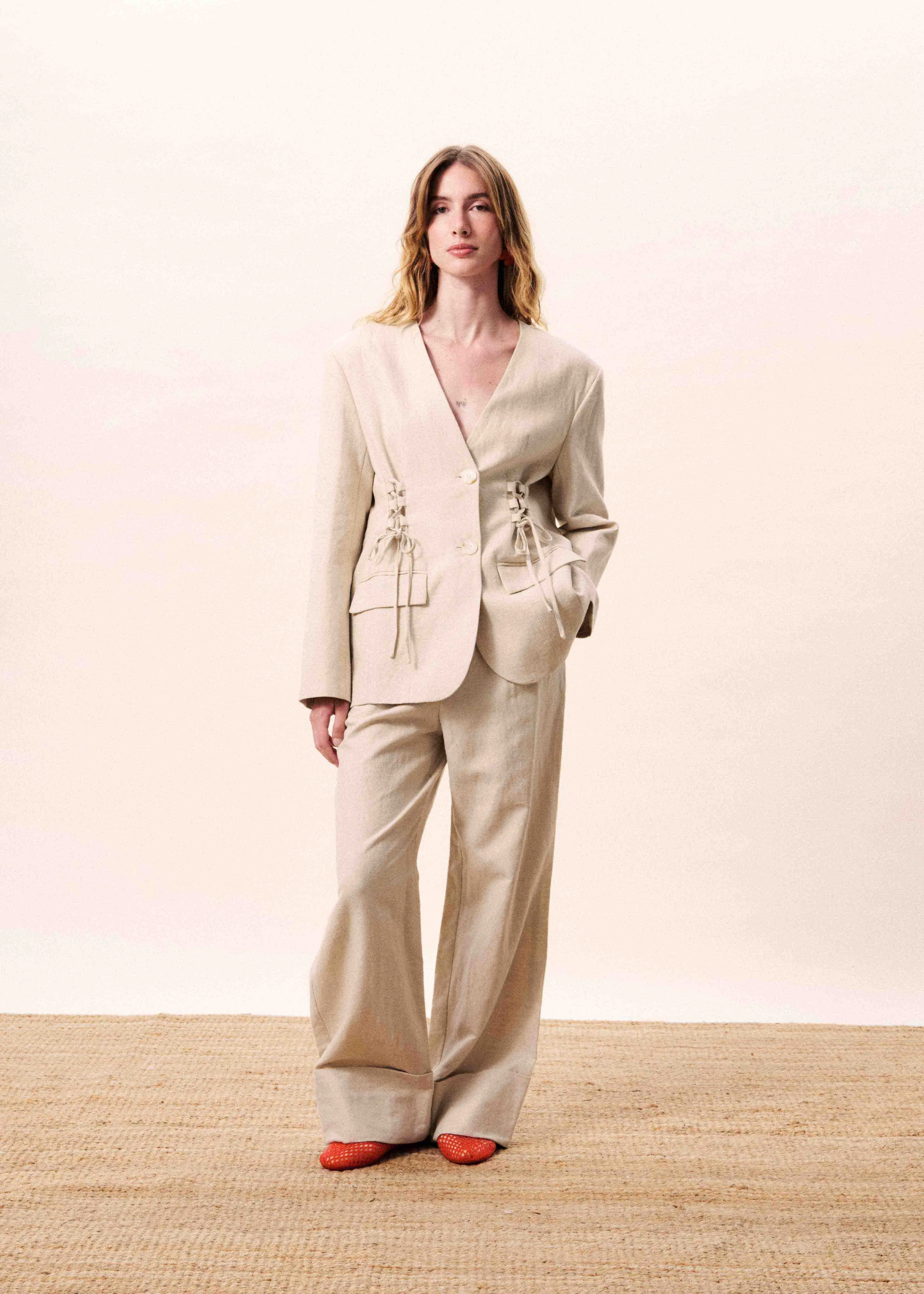 Blazer TRITONA Creme sold by FRNCH product image thumbnail 3
