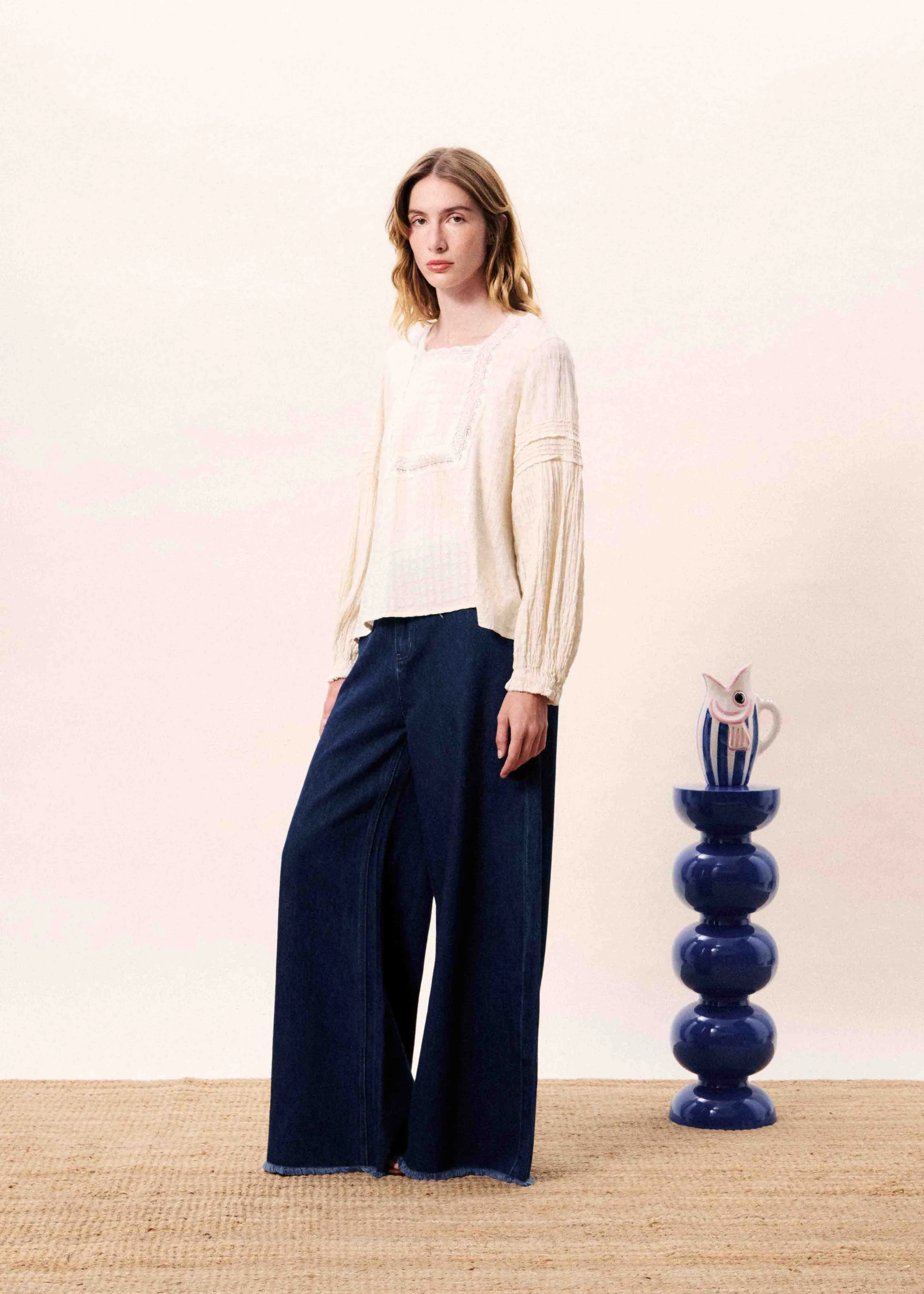 Blouse TEAHURA Beurre sold by FRNCH product image thumbnail 4