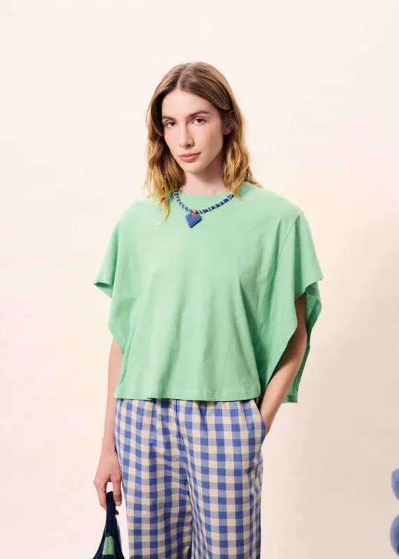 Top BRISELIA Vert made by FRNCH