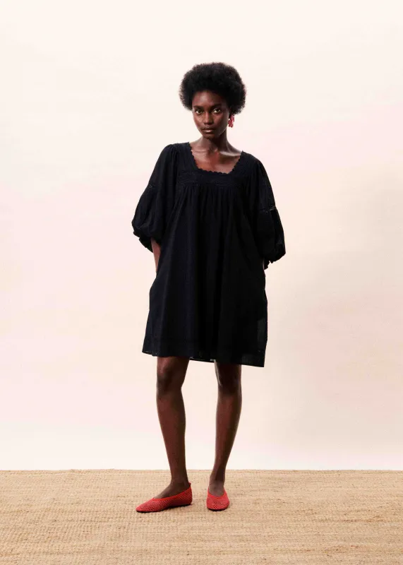 Robe LORELEI Noir made by FRNCH